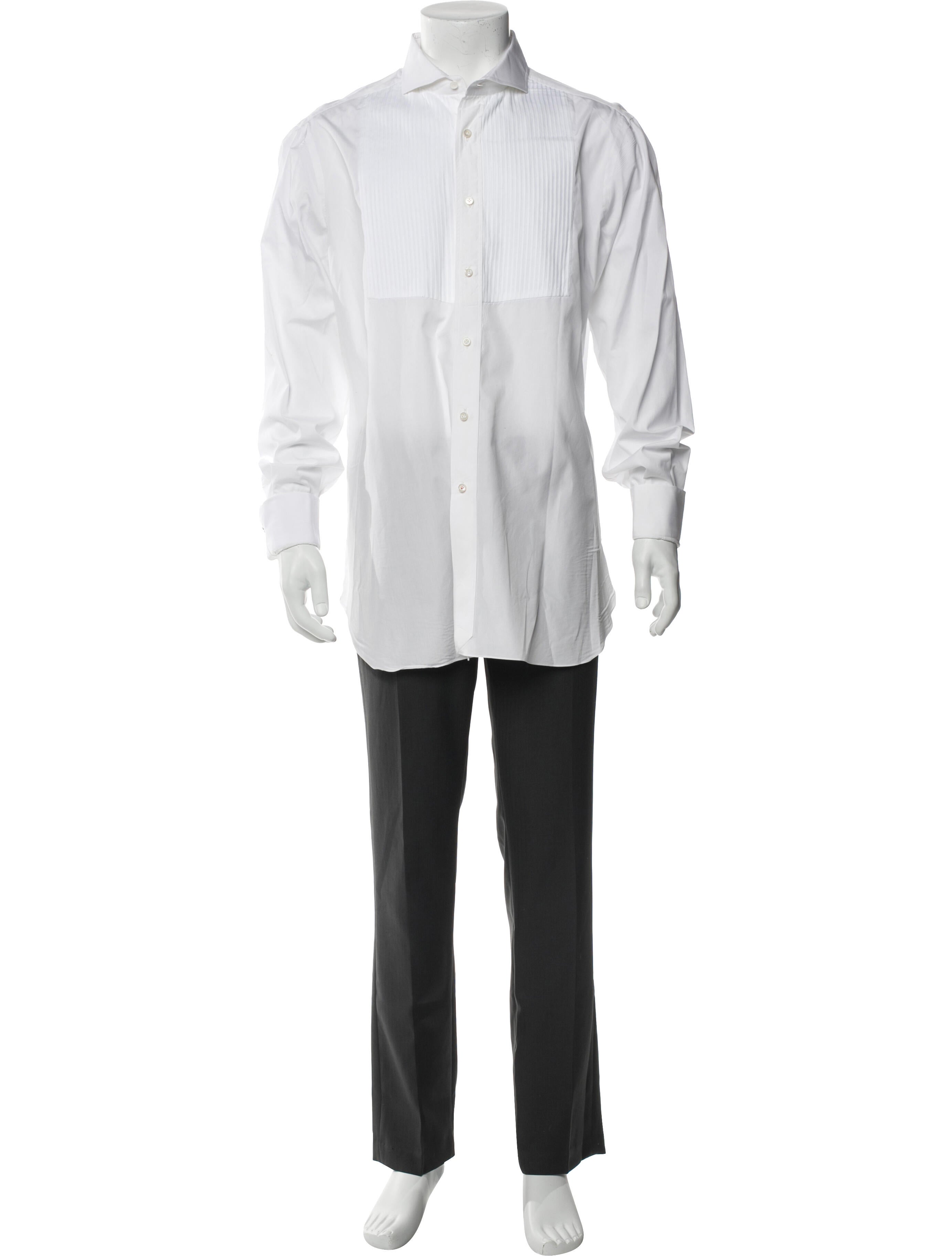 Isaia Long Sleeve Dress Shirt