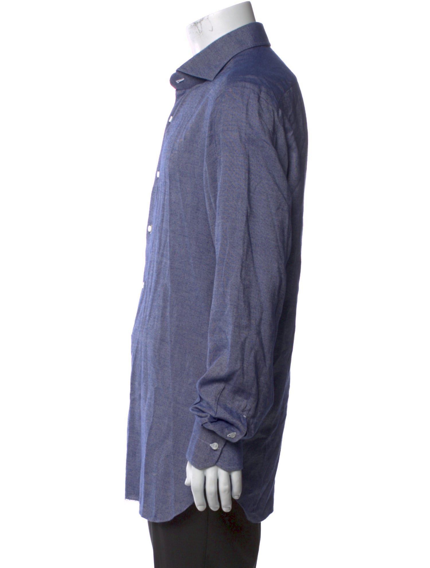 Isaia Long Sleeve Dress Shirt