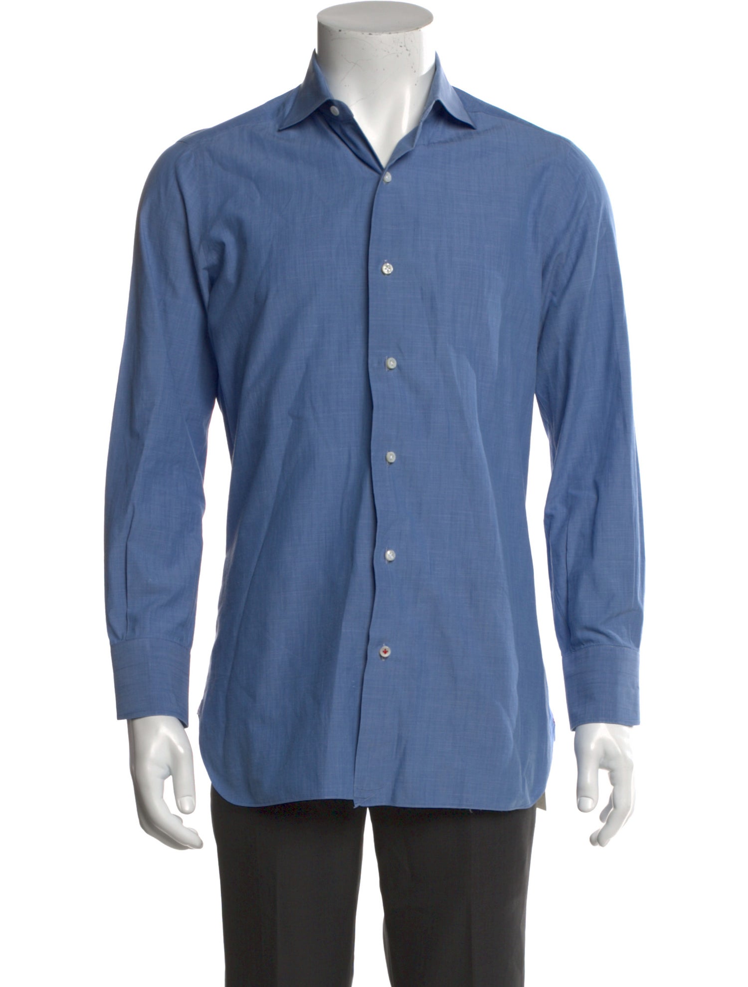 Isaia Long Sleeve Dress Shirt