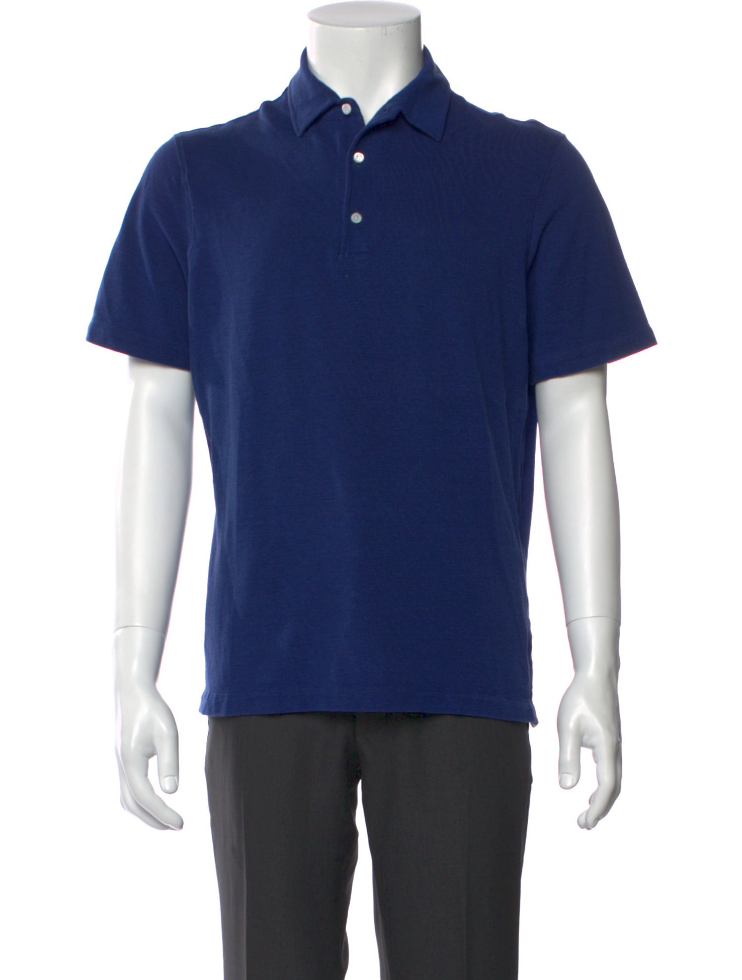 Isaia Collar Short Sleeve Polo Shirt