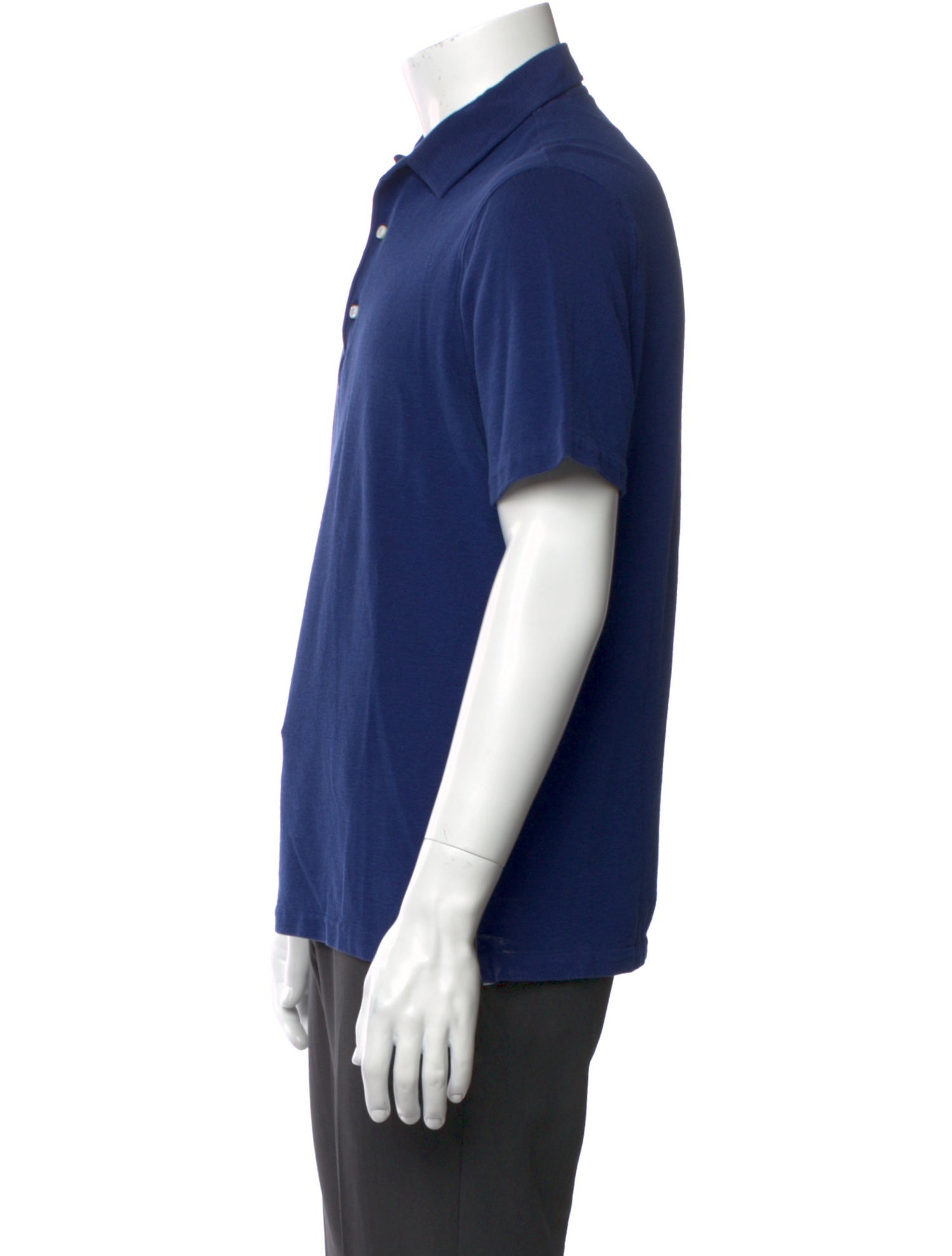 Isaia Collar Short Sleeve Polo Shirt