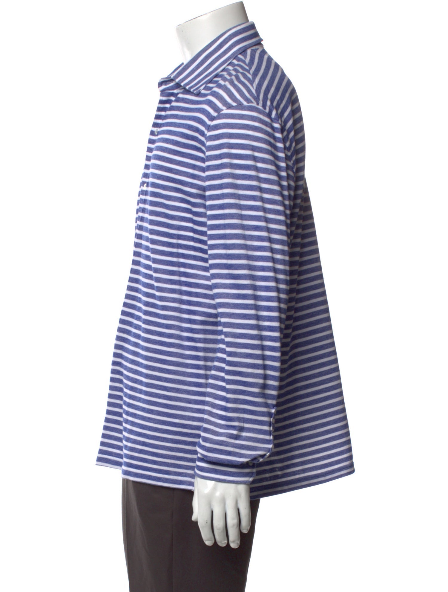 Isaia Striped Long Sleeve Shirt