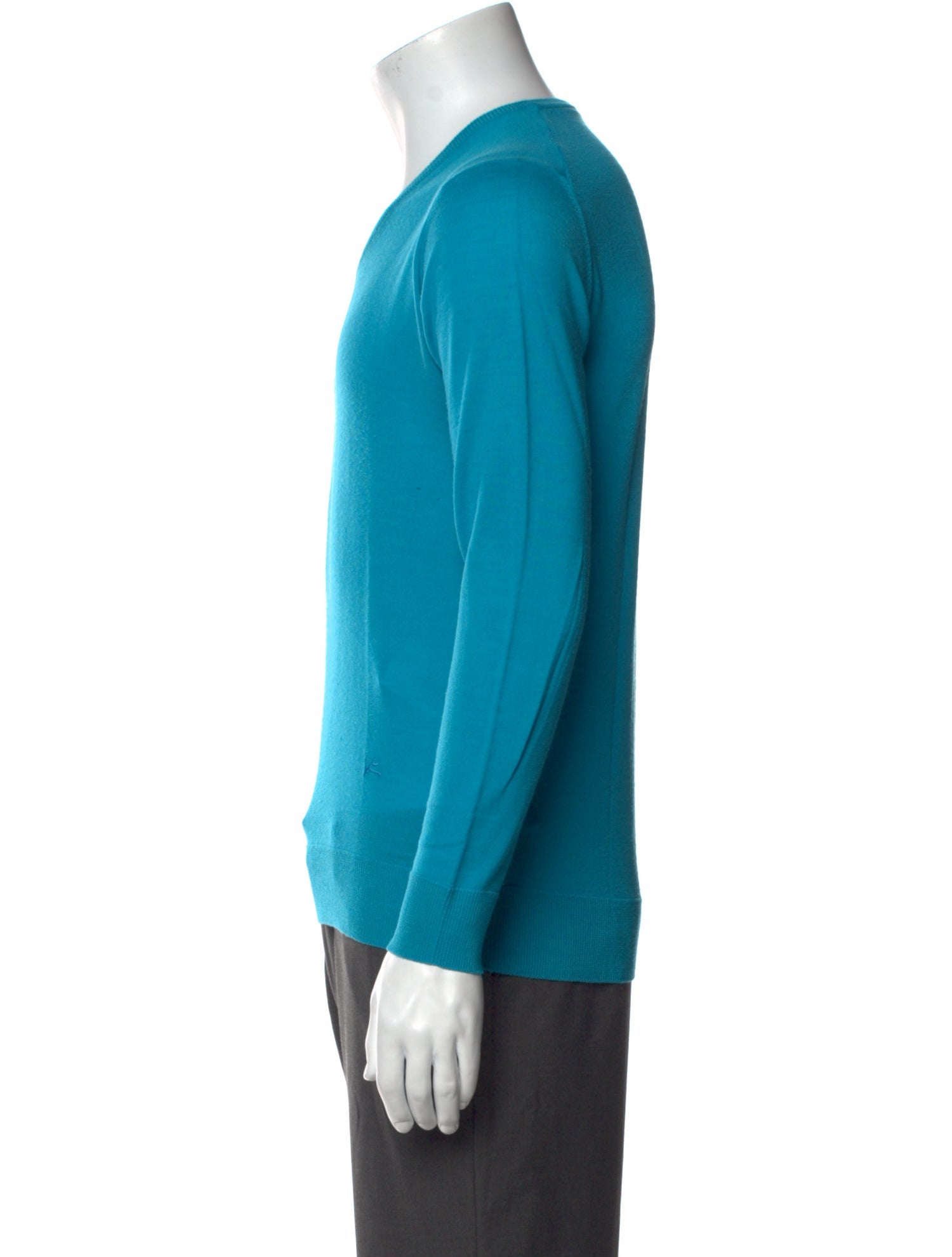 Isaia Virgin Wool V-Neck Pullover