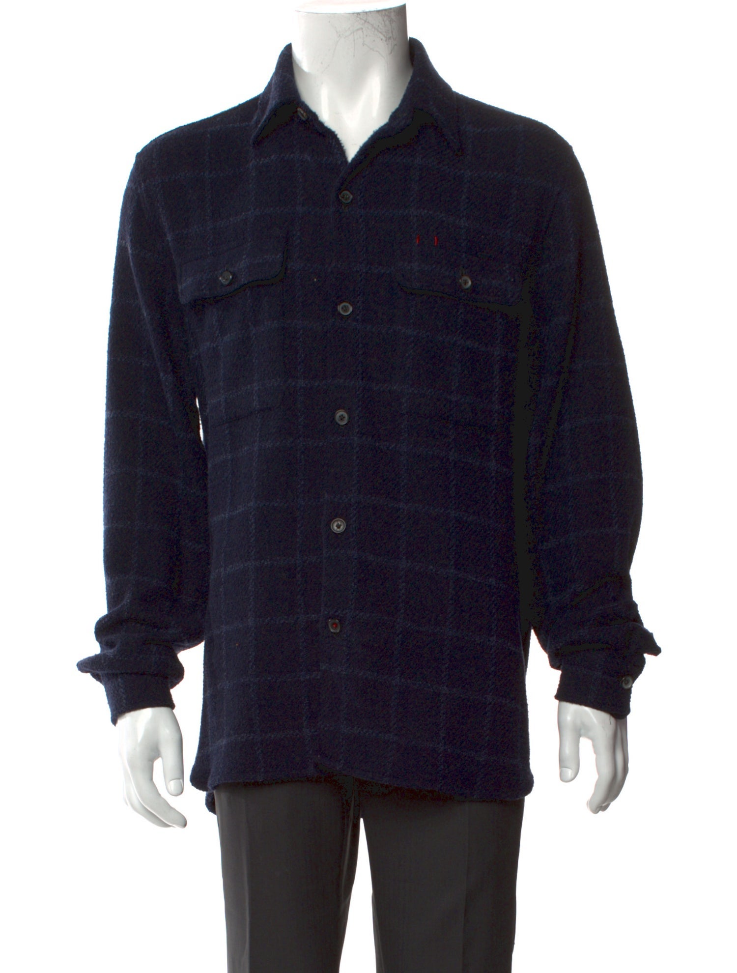 Isaia Wool Mock Neck Cardigan