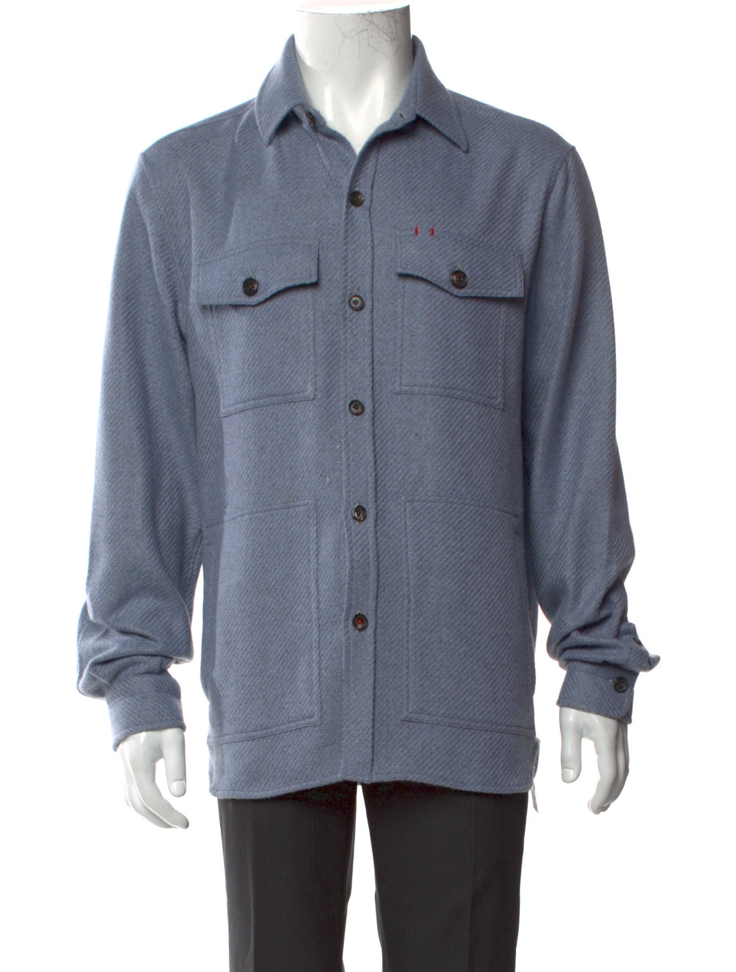 Isaia Cashmere Mock Neck Cardigan