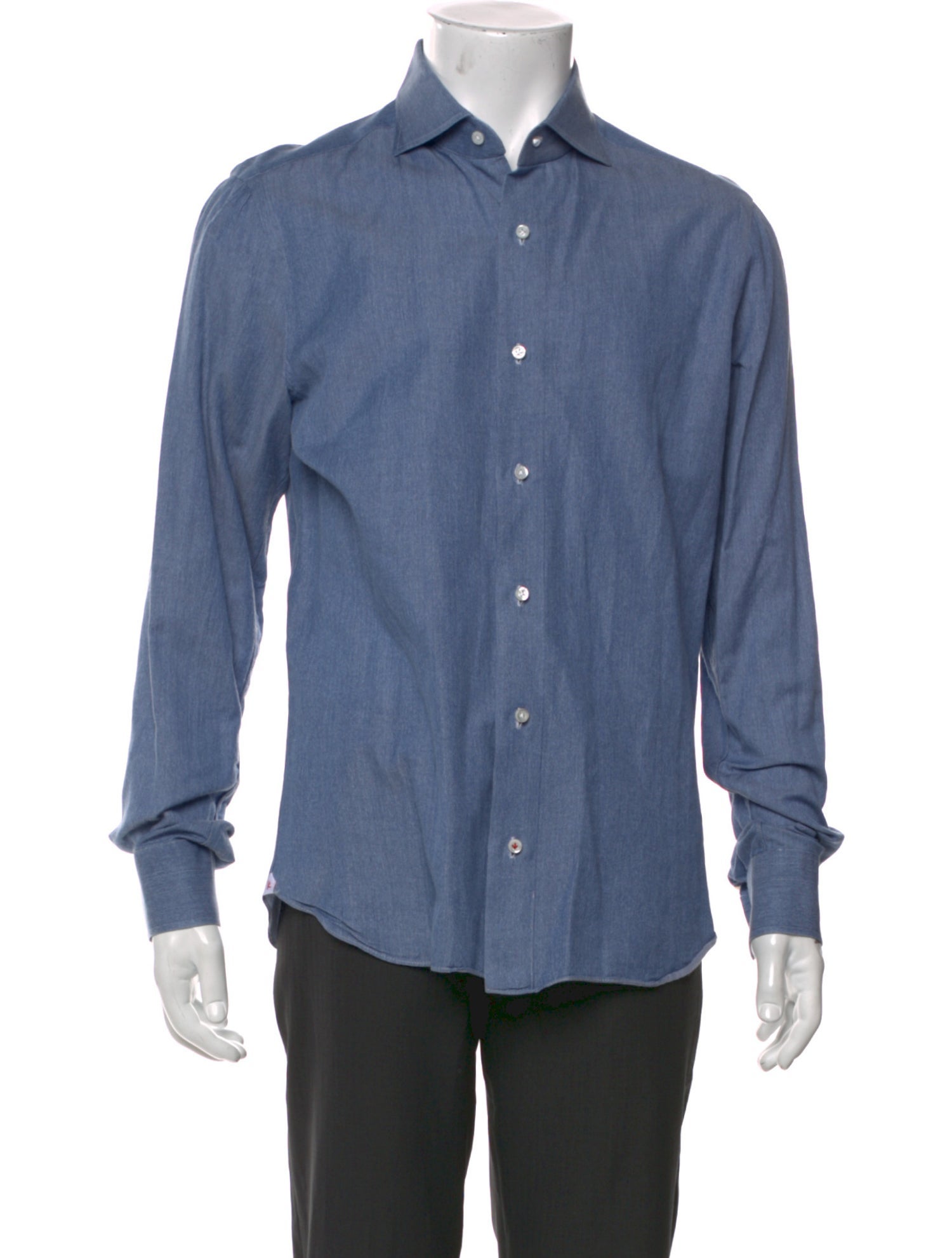 Isaia Long Sleeve Dress Shirt