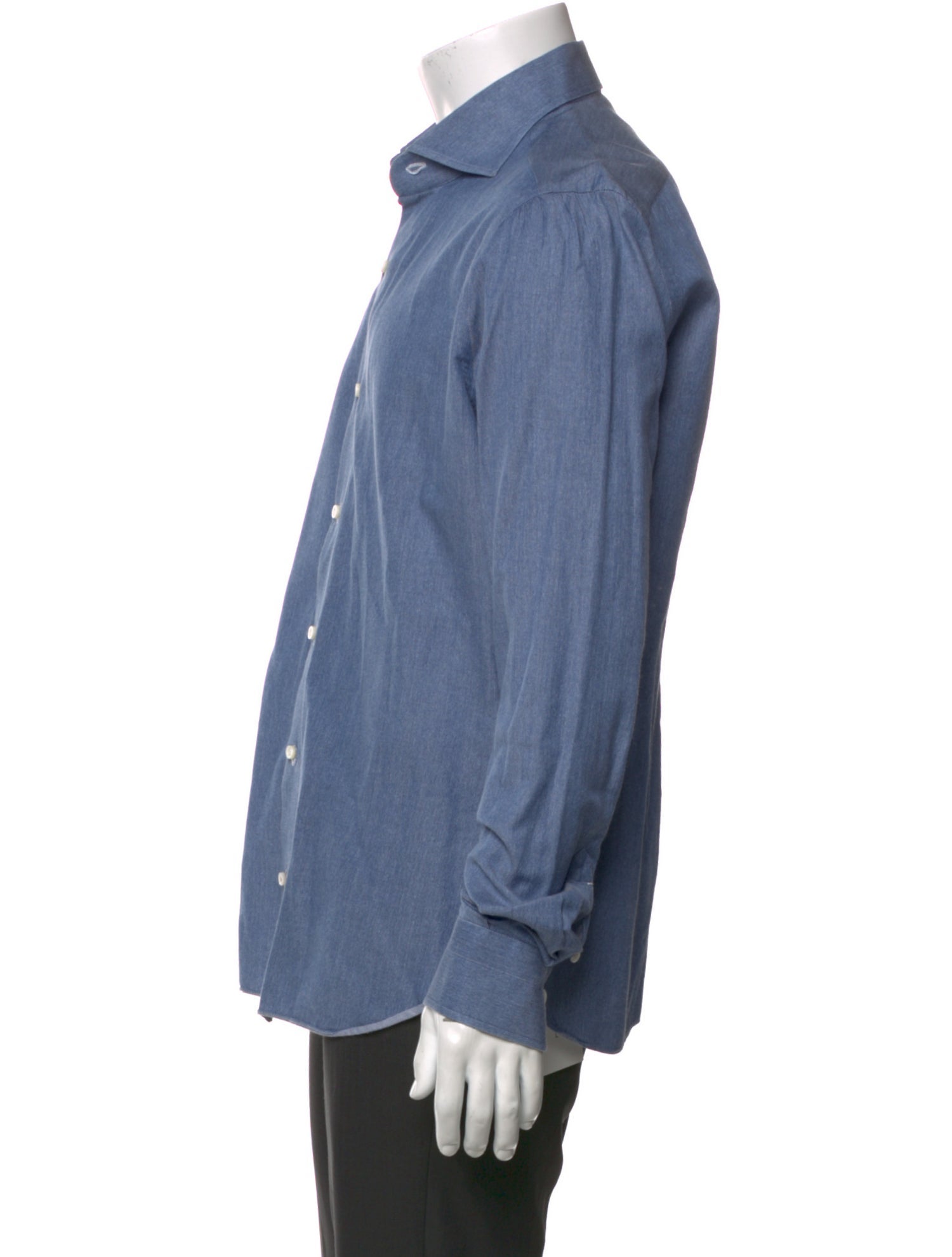 Isaia Long Sleeve Dress Shirt