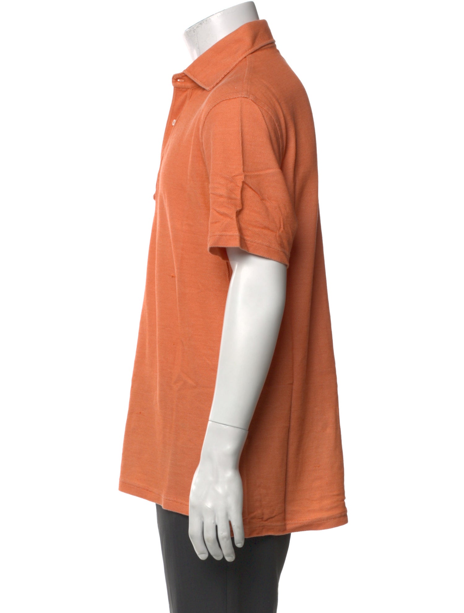 Isaia Collar Short Sleeve Polo Shirt