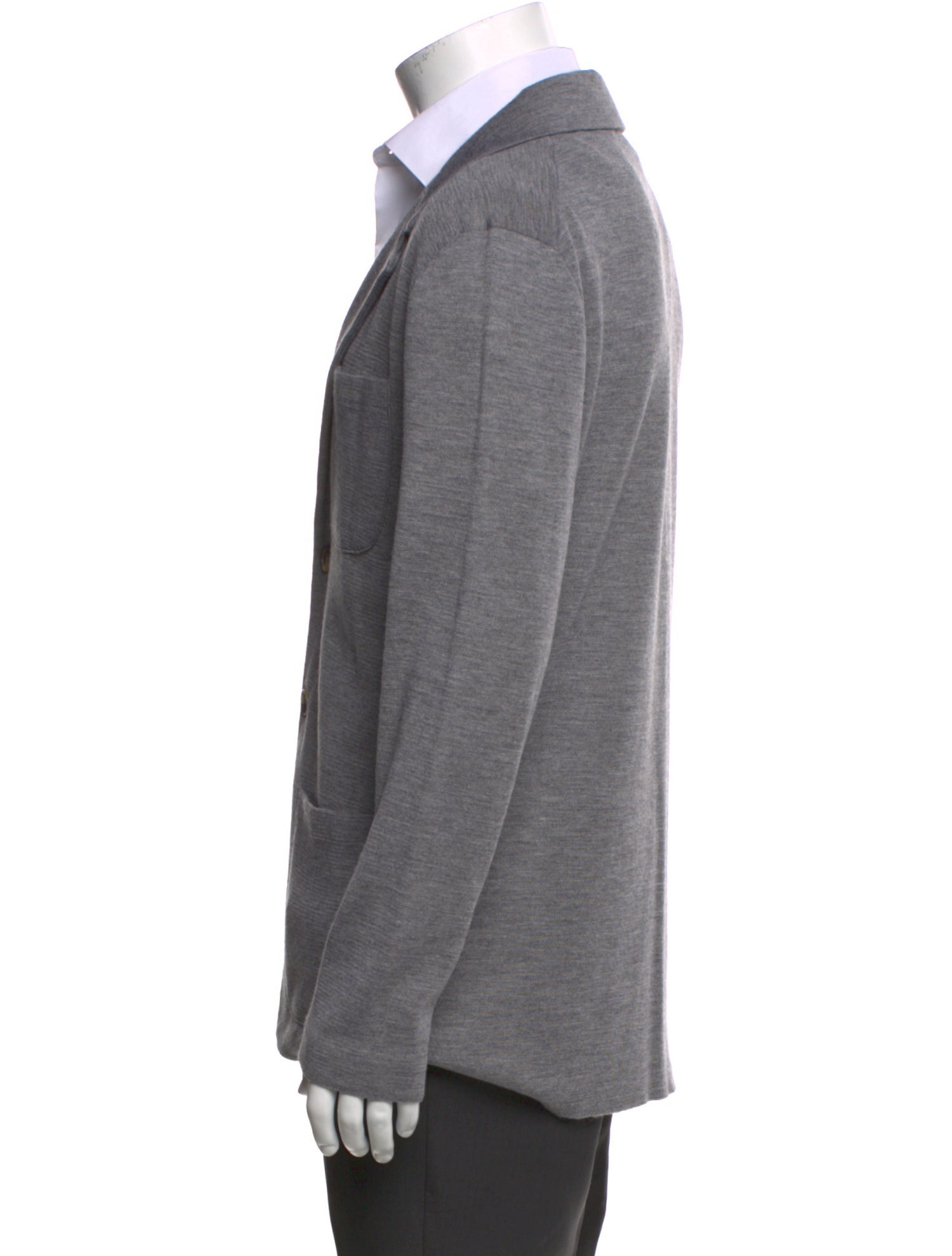 Isaia Wool V-Neck Cardigan