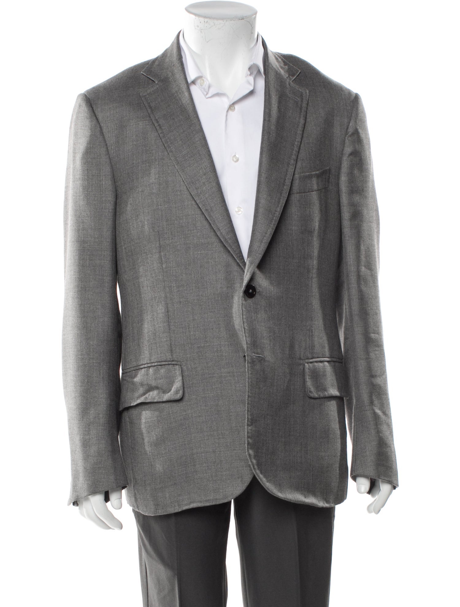 Isaia Silk Blazer