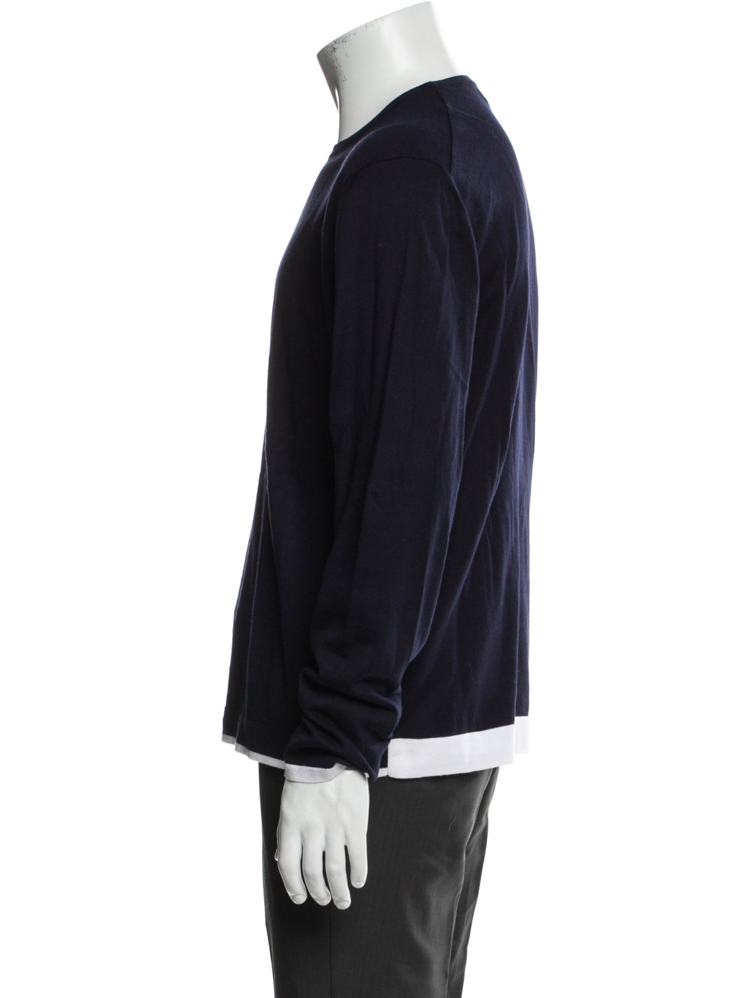 Isaia Crew Neck Long Sleeve Pullover