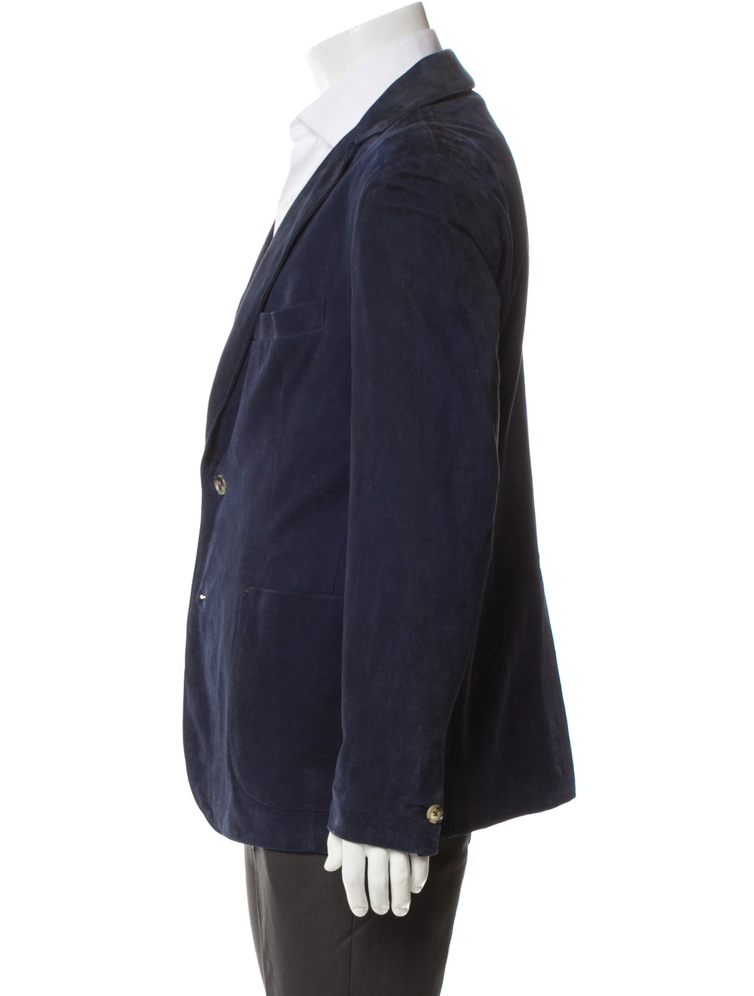 Isaia Leather Blazer