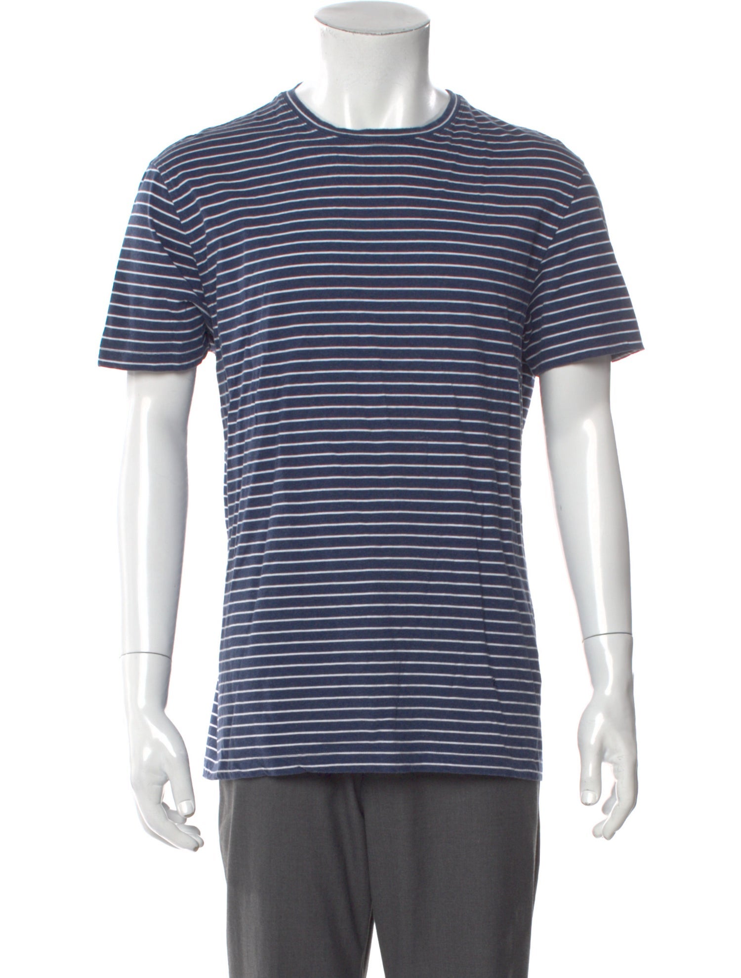 Isaia Striped Crew Neck T-Shirt