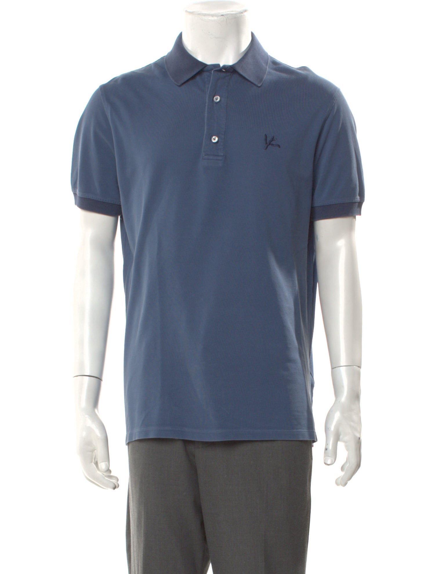 Isaia Collar Short Sleeve Polo Shirt
