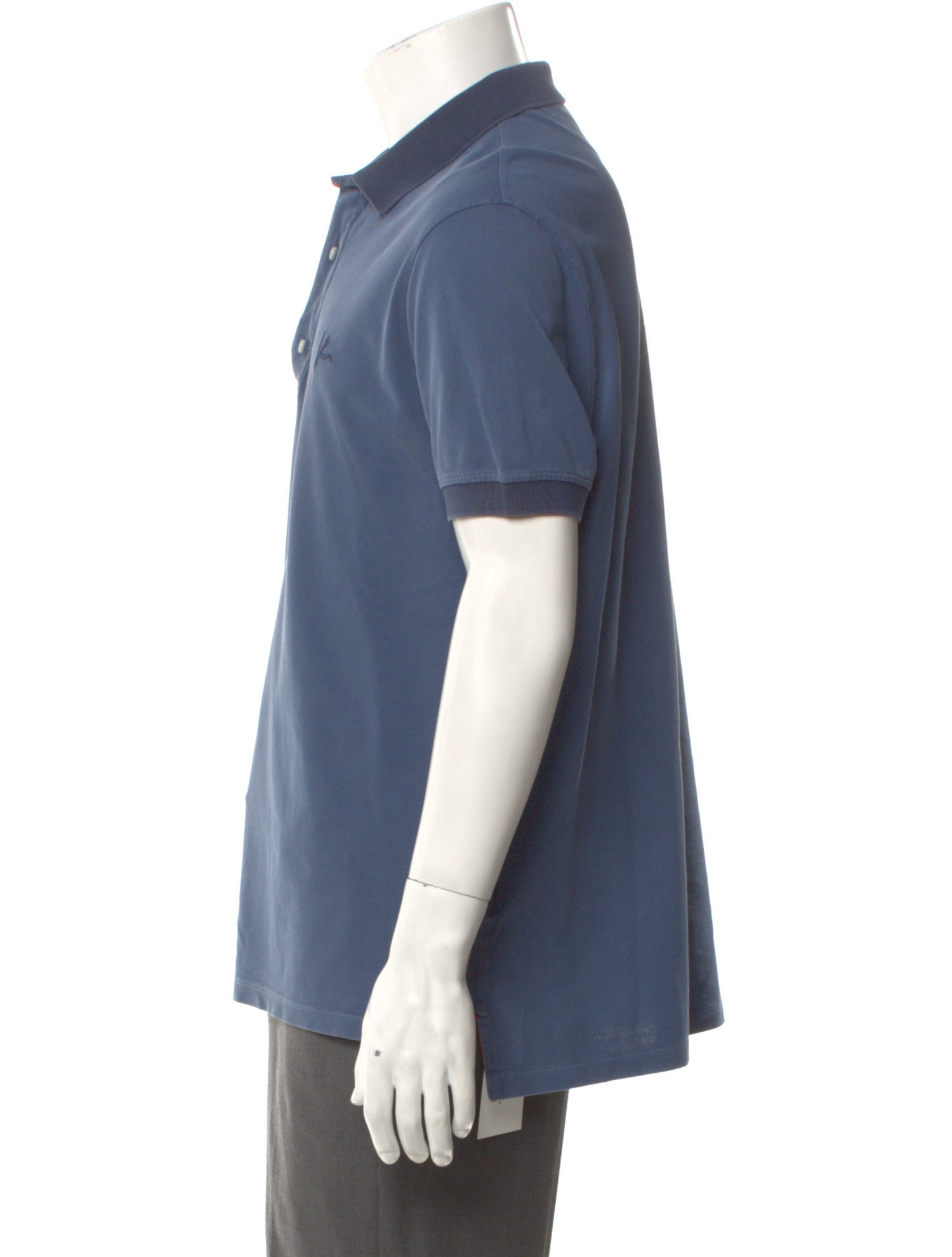 Isaia Collar Short Sleeve Polo Shirt