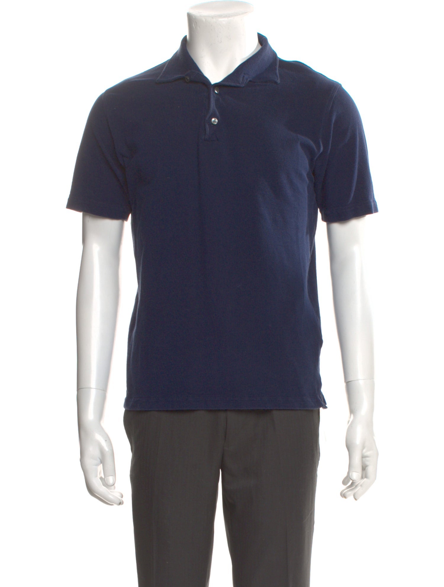 Isaia Collar Short Sleeve Polo Shirt