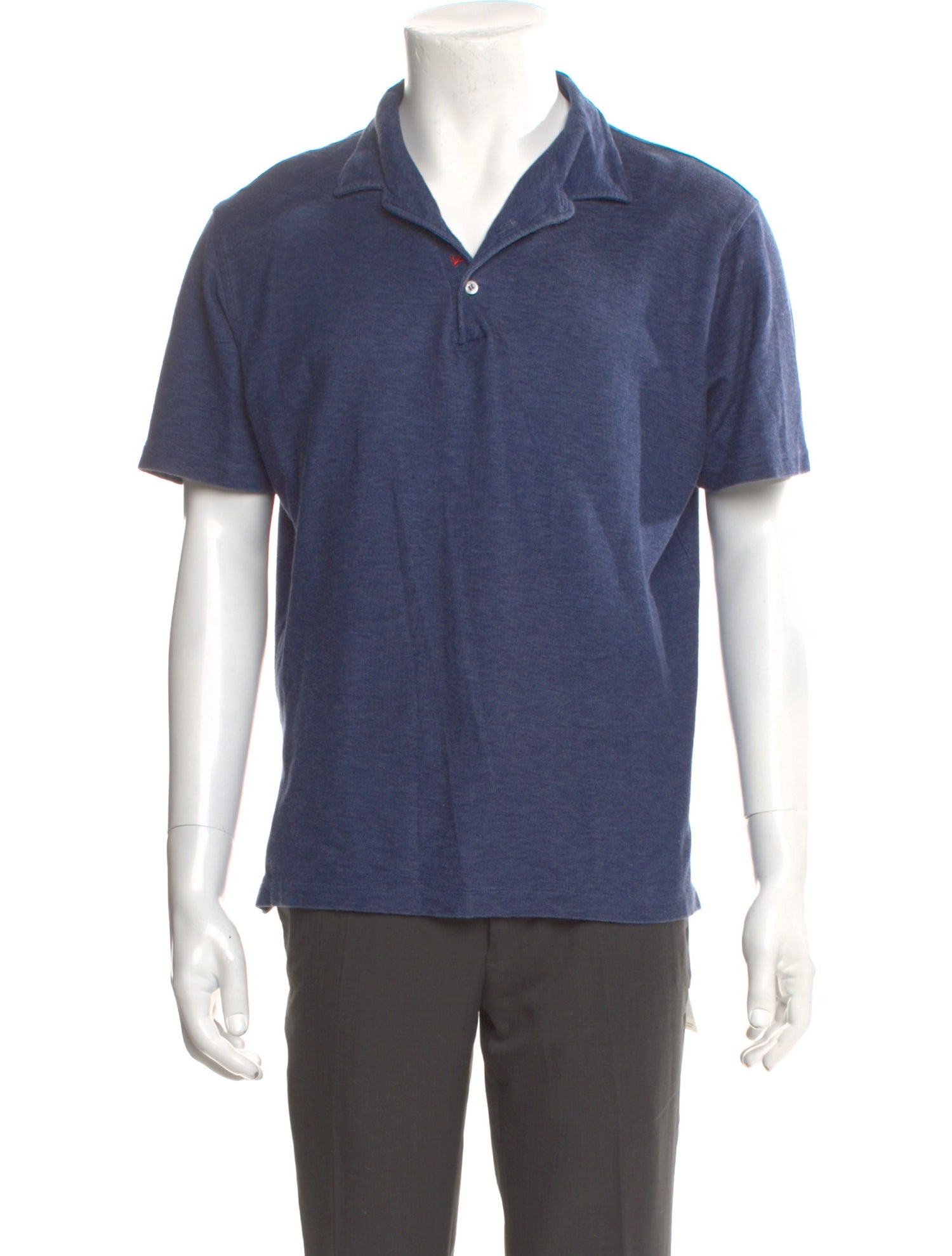 Isaia Collar Short Sleeve Polo Shirt