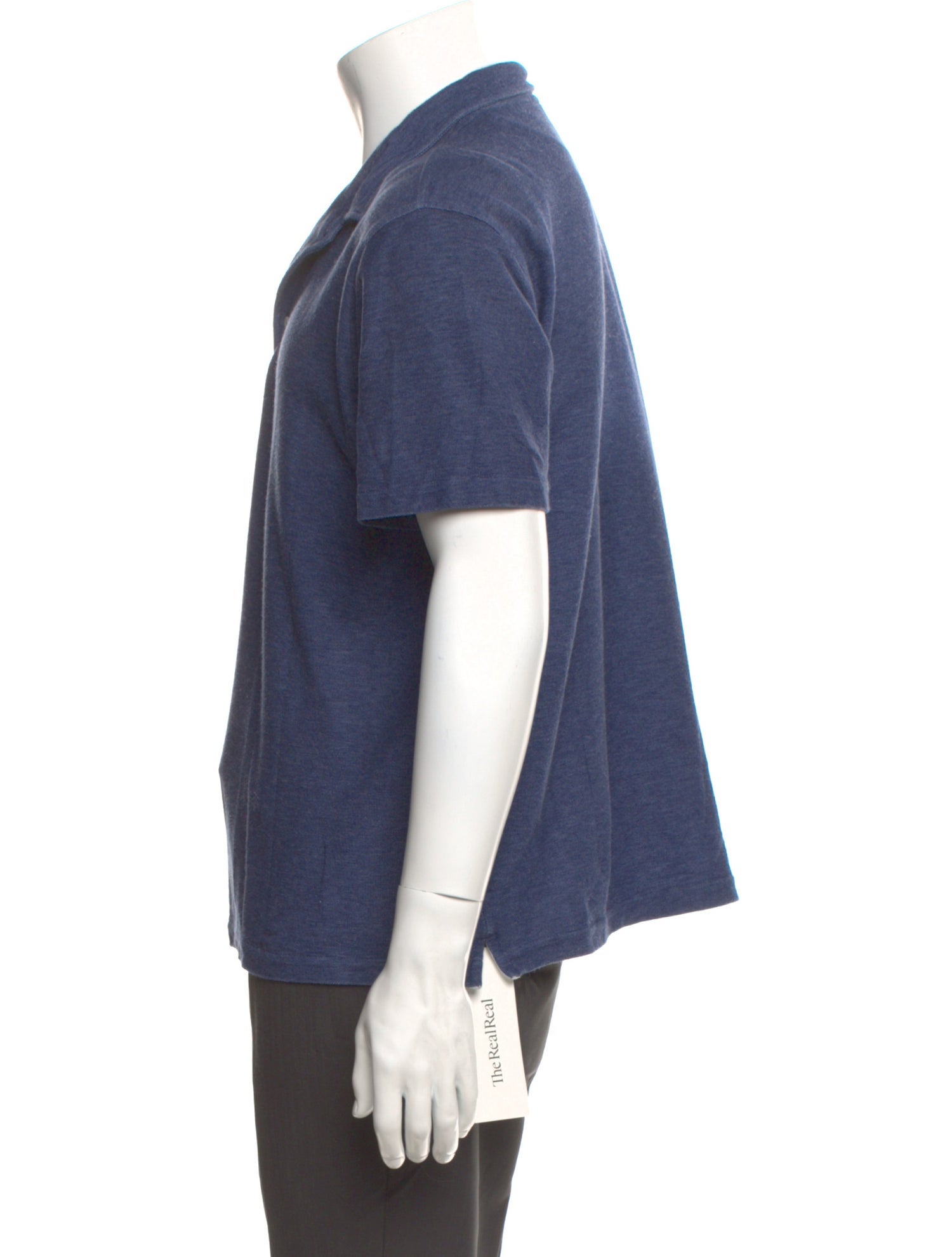 Isaia Collar Short Sleeve Polo Shirt