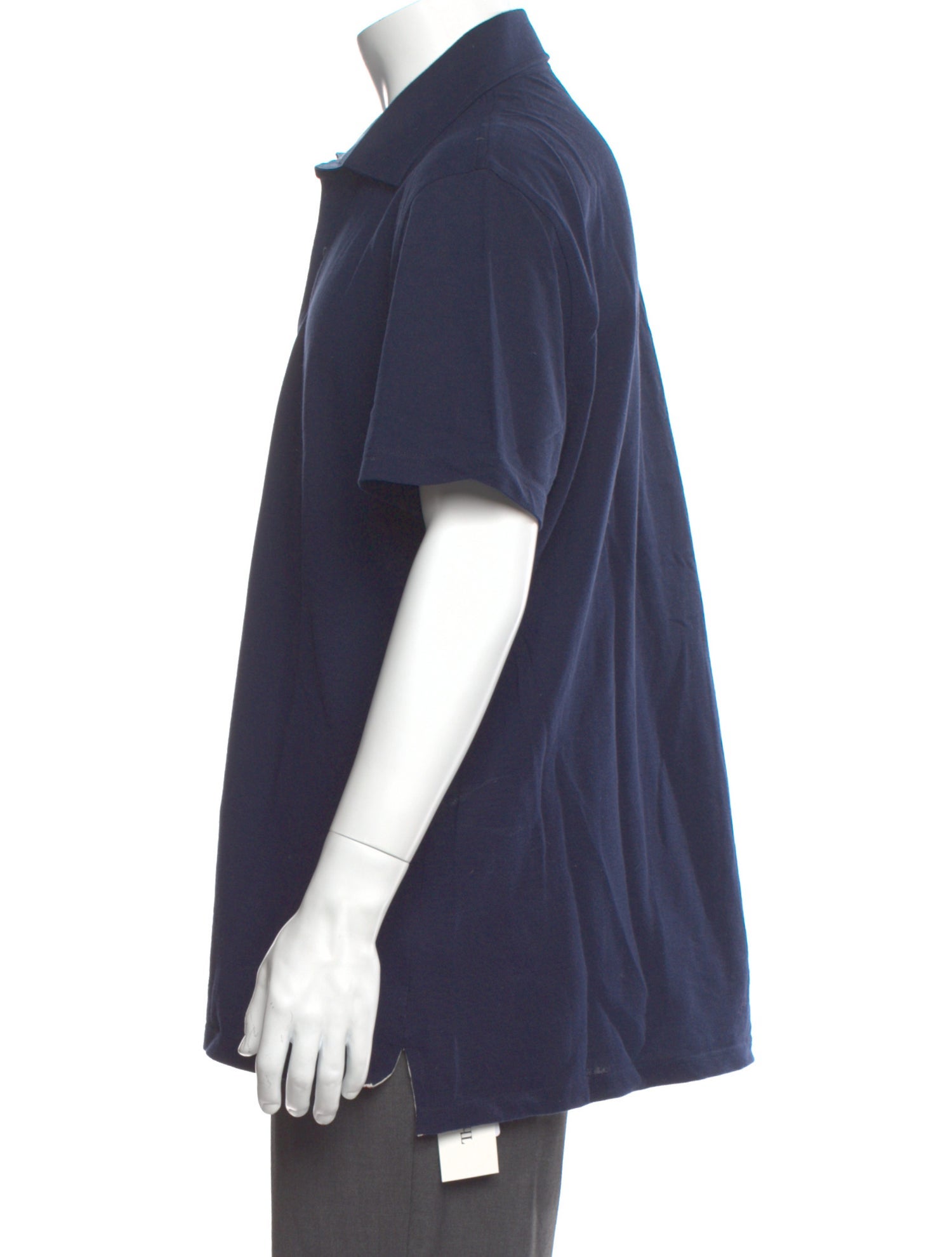 Isaia Crew Neck Short Sleeve Polo Shirt