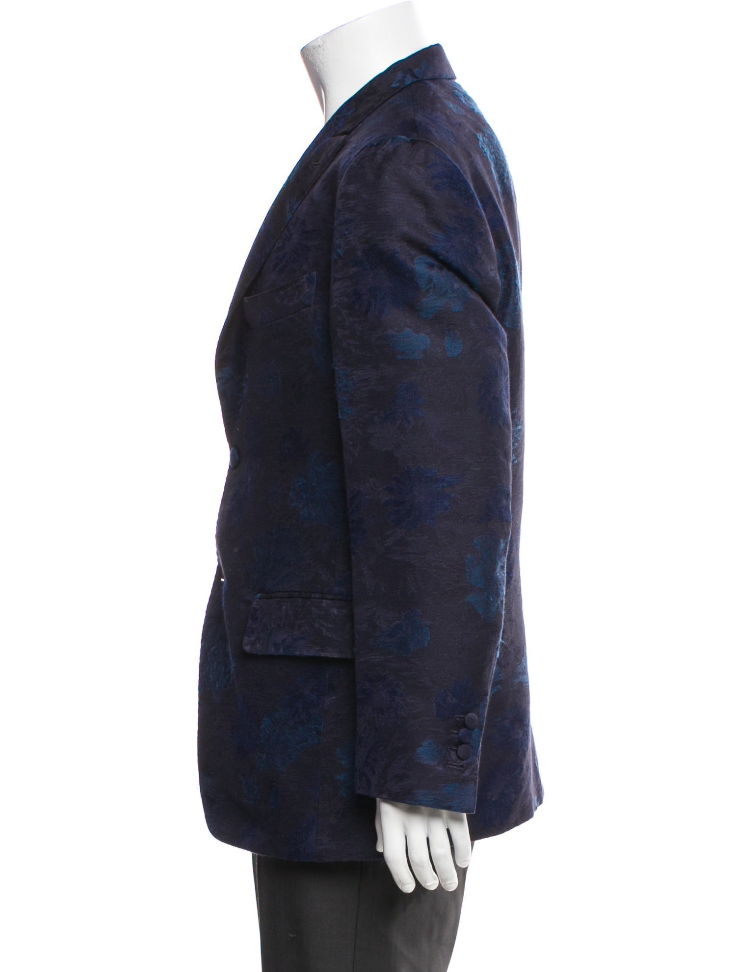 Isaia Floral Print Blazer