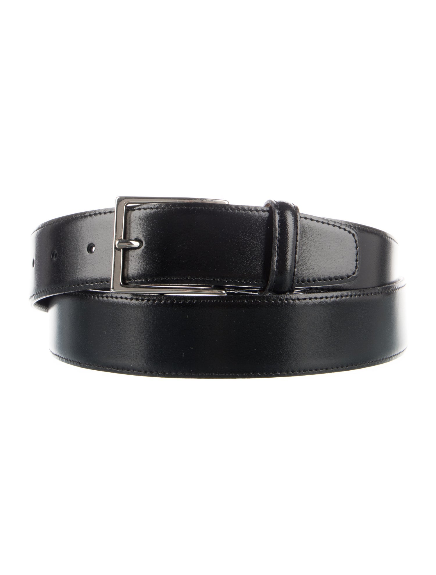 Isaia Leather Waist Belt
