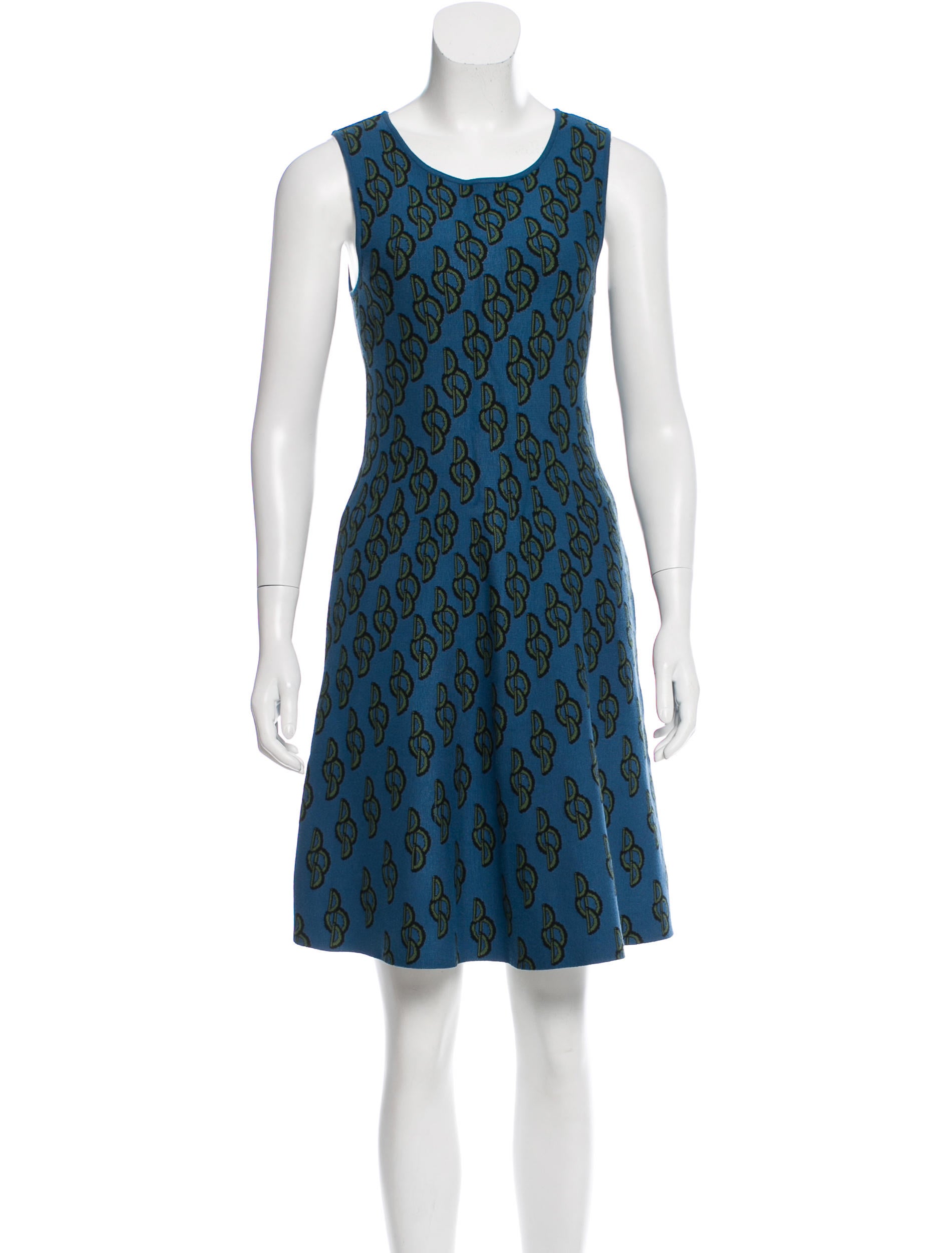 Issa Abstract Pattern Sleeveless Dress - Clothing - ISL22082 | The RealReal