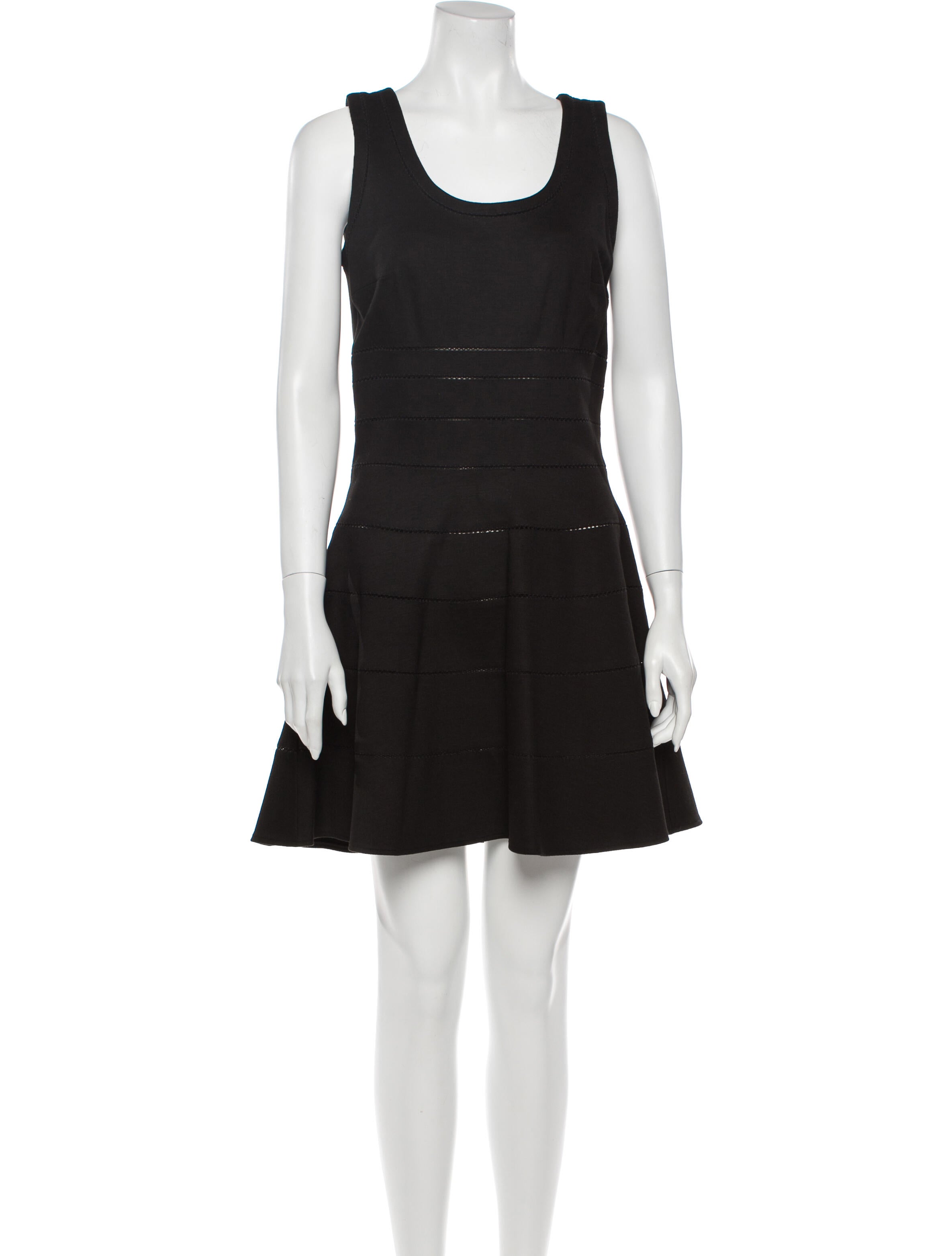 Issa Scoop Neck Knee-Length Dress