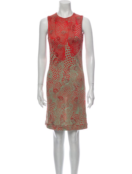 Issa Printed Mini Dress Orange