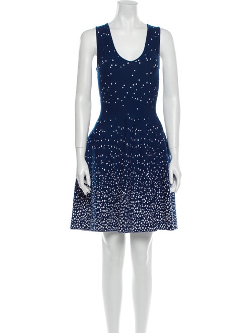 Issa Vintage Mini Dress Blue