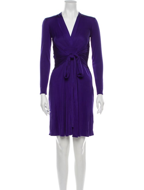 Issa Vintage Mini Dress Purple