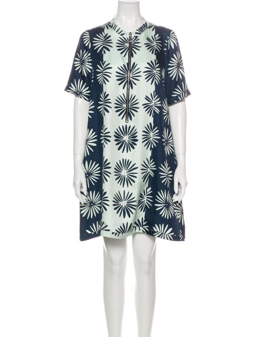 Issa Silk Mini Dress Green