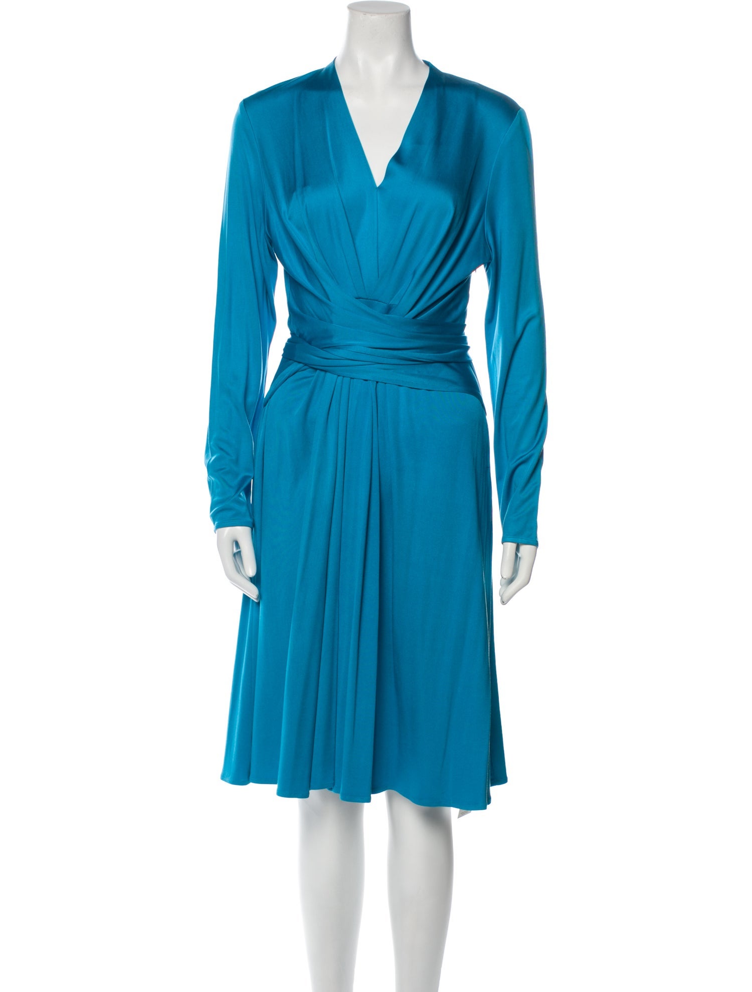 Issa Silk Midi Length Dress - Blue Dresses, Clothing - ISL28684 | The  RealReal