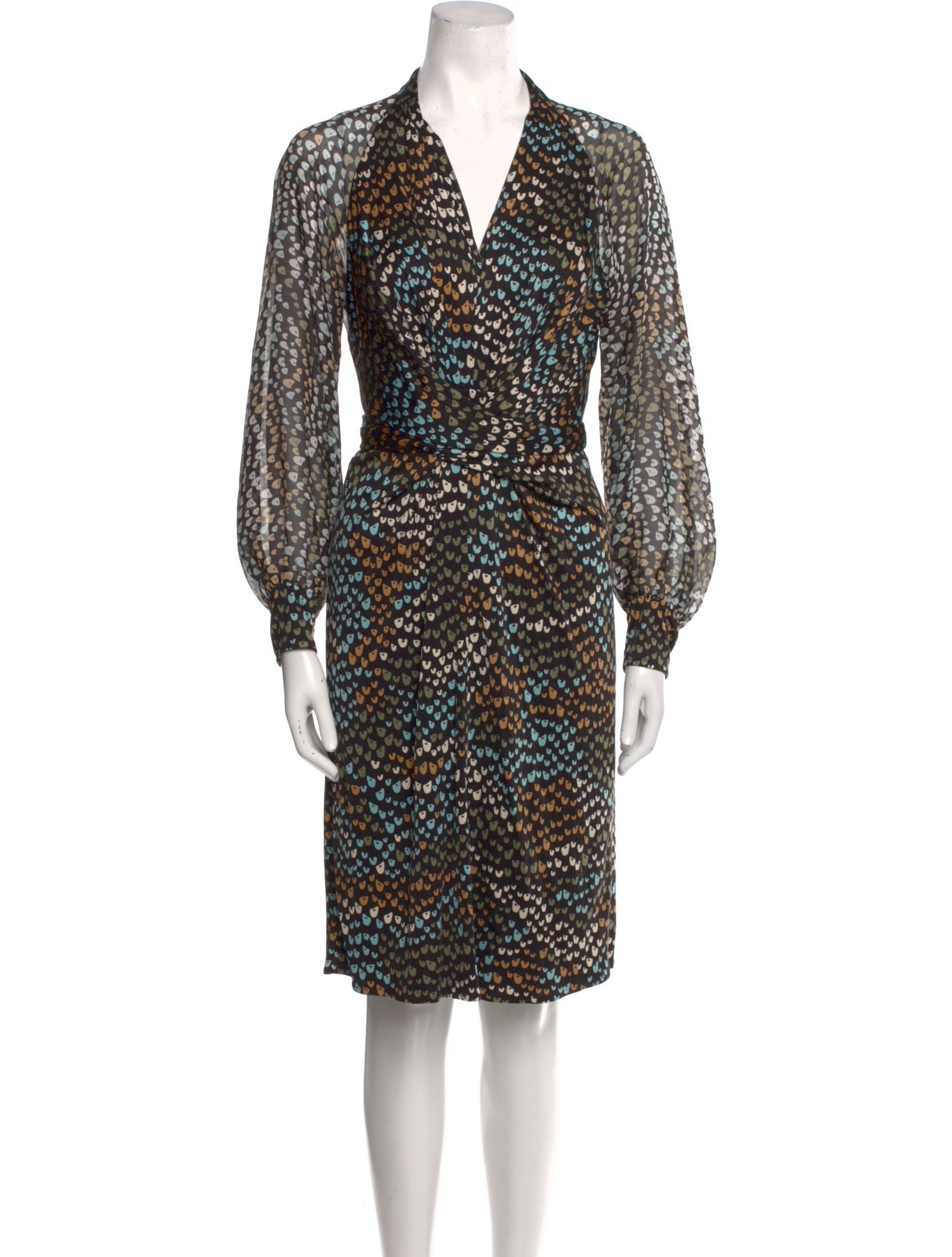 Issa Silk Knee-Length Dress