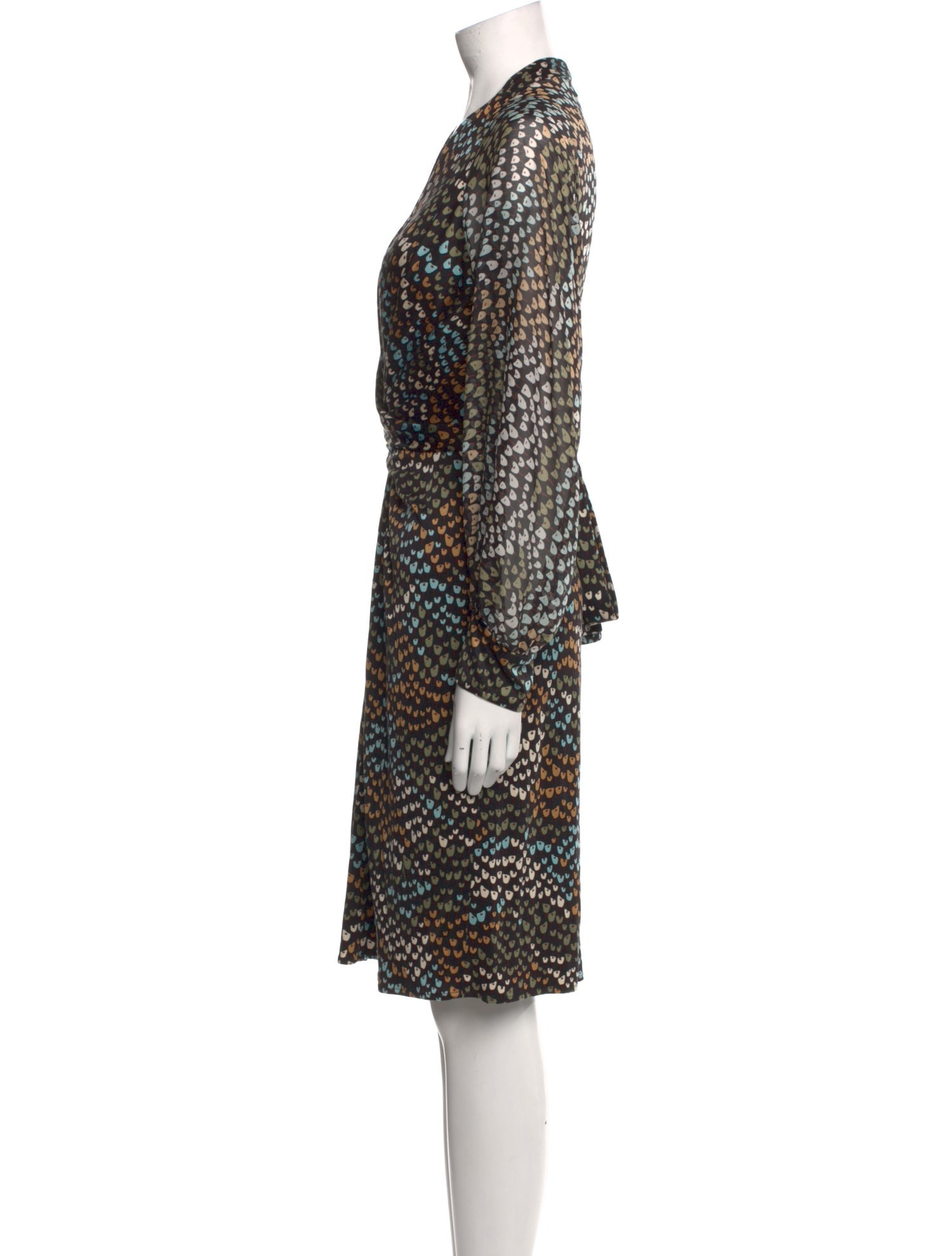 Issa Silk Knee-Length Dress