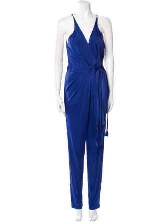 Issa Plunge Neckline Jumpsuit