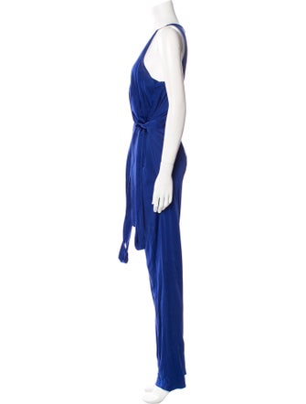 Issa Plunge Neckline Jumpsuit