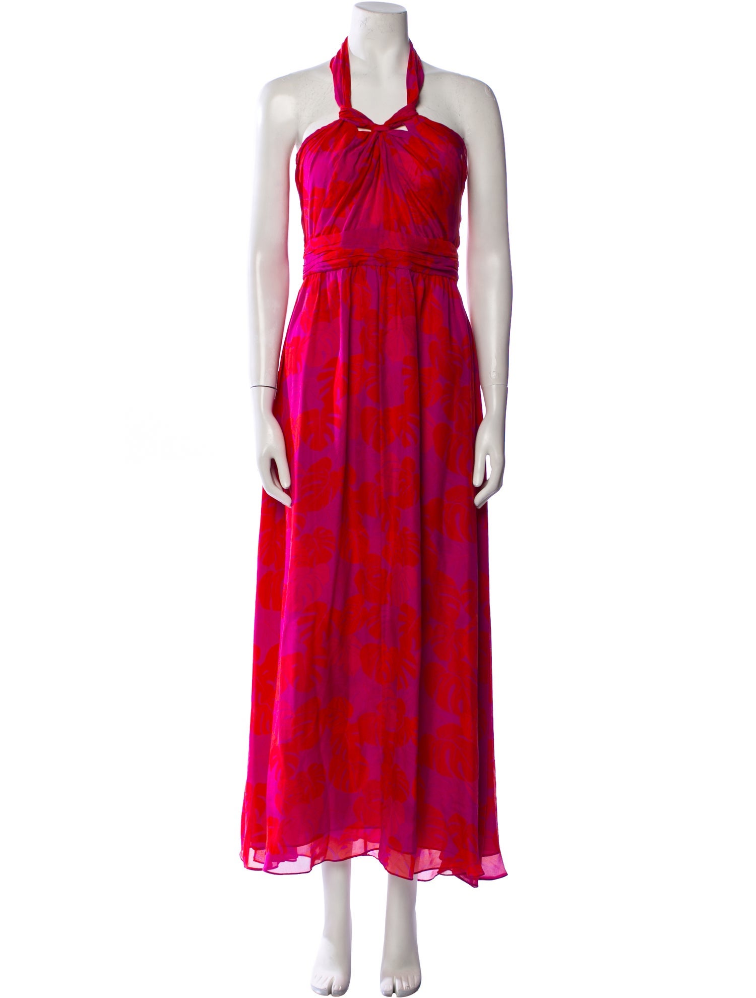 Issa Printed Long Dress