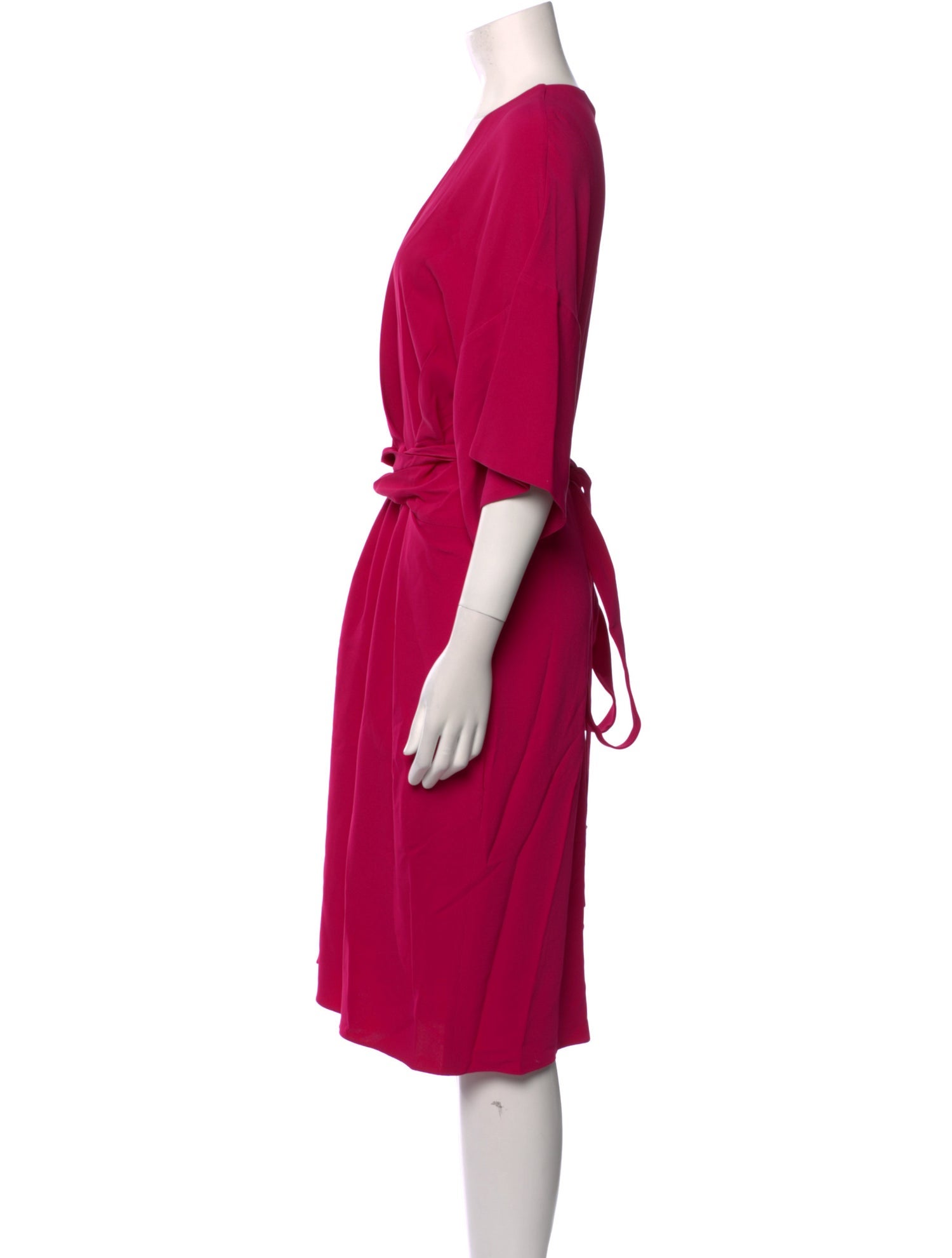 Issa V-Neck Midi Length Dress