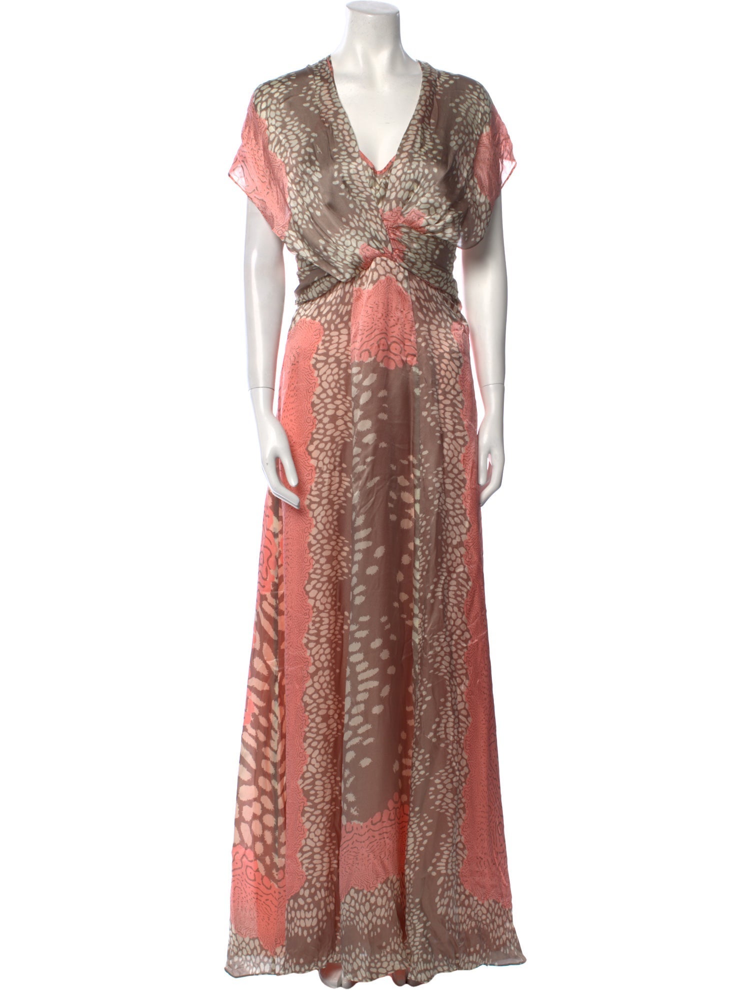 Issa Silk Long Dress