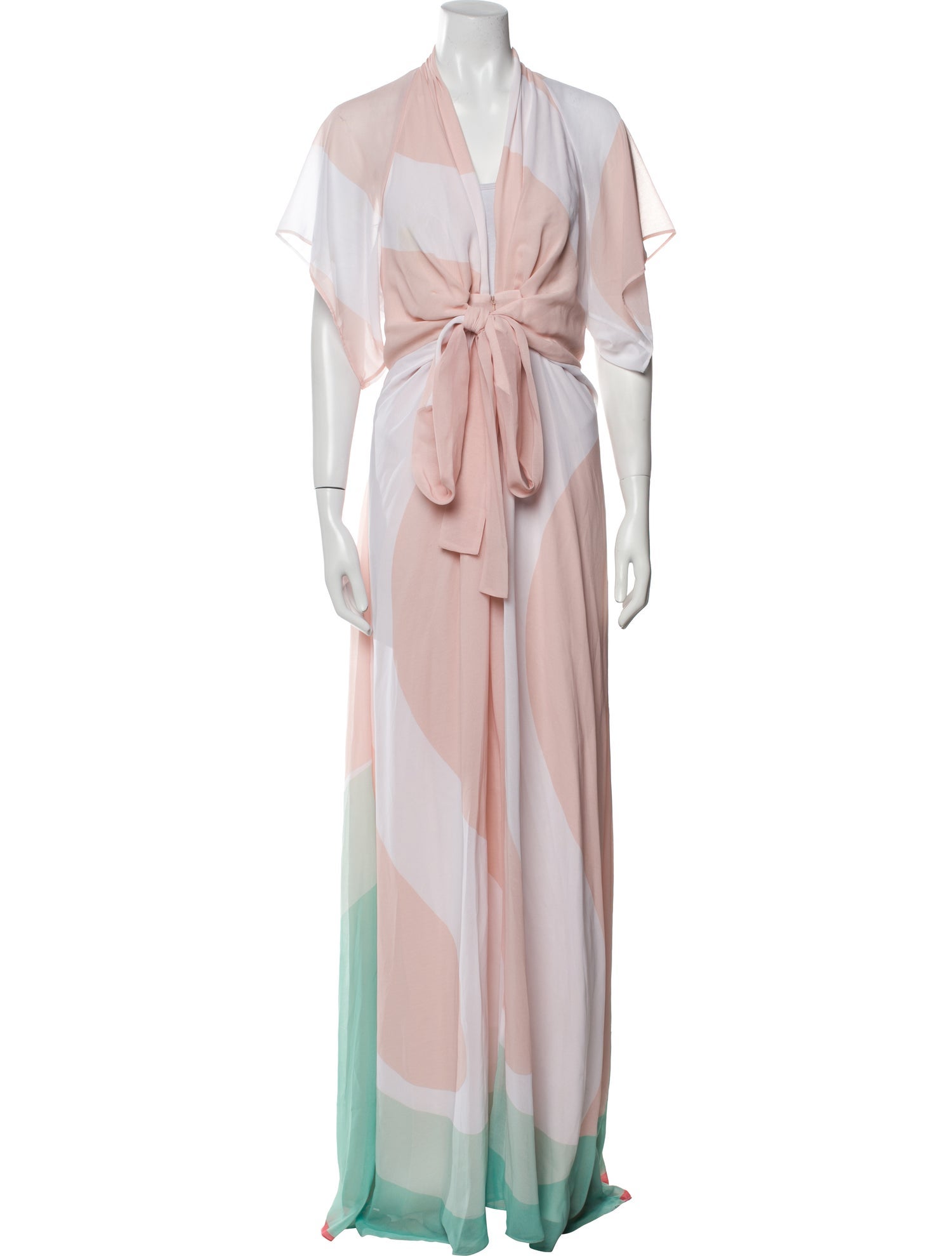 Issa V-Neck Long Dress