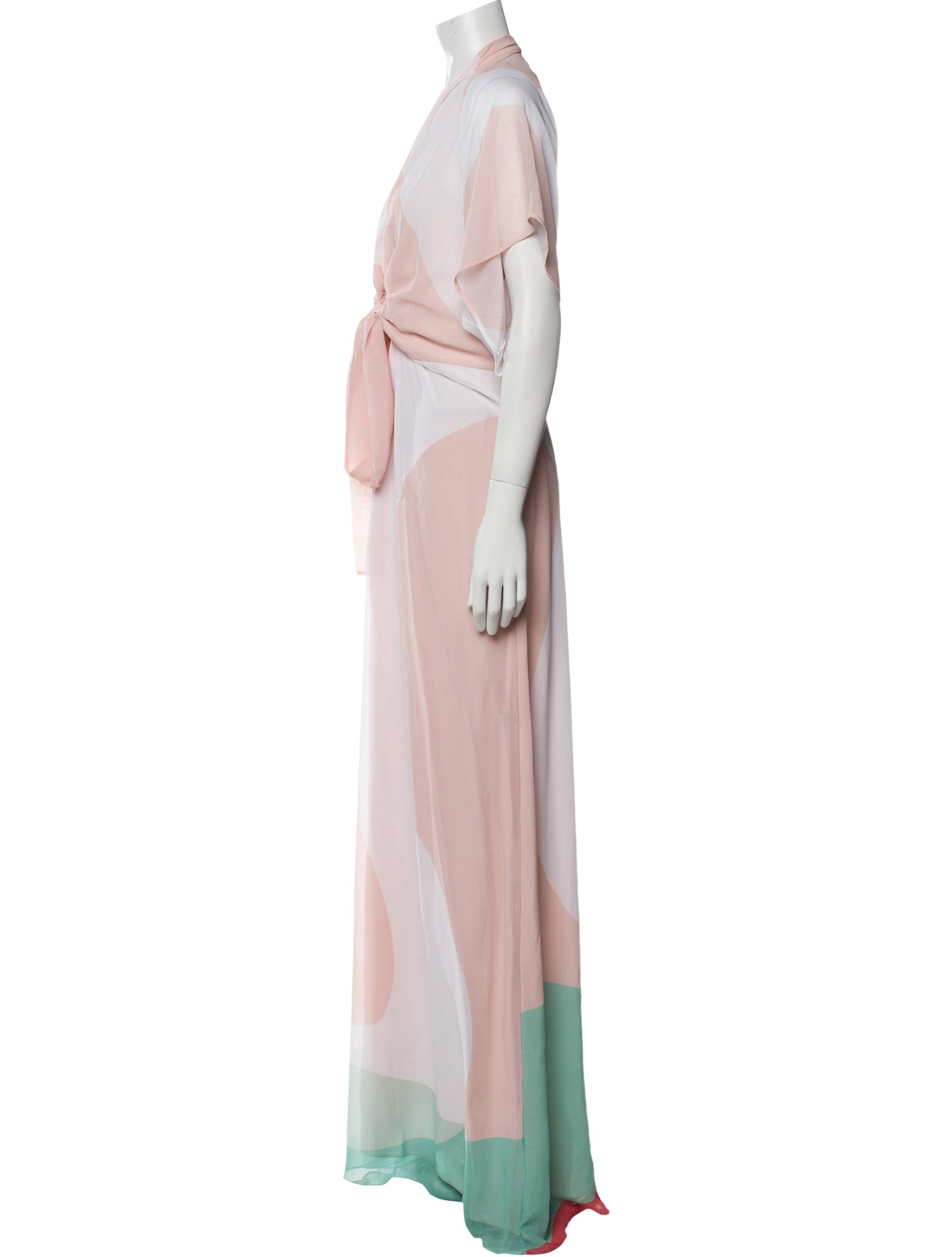 Issa V-Neck Long Dress