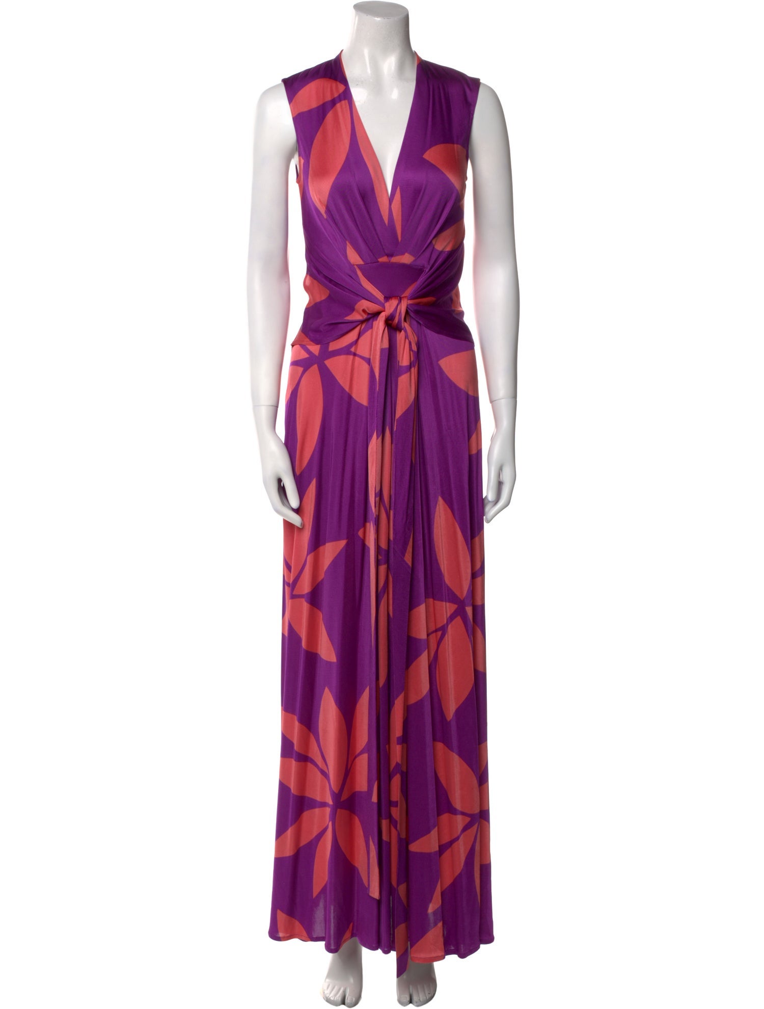 Issa Printed Long Dress