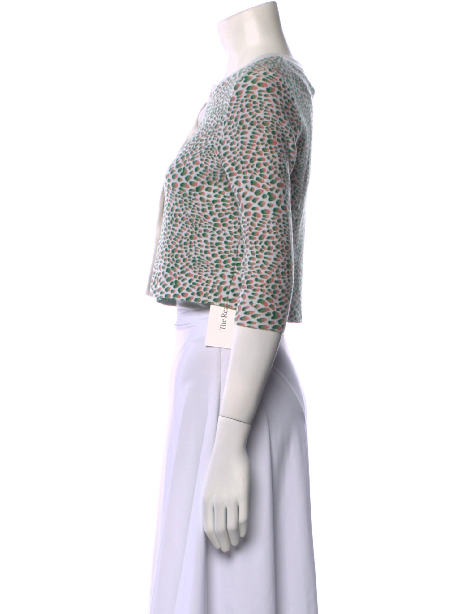 Issa Printed Crew Neck Sweater