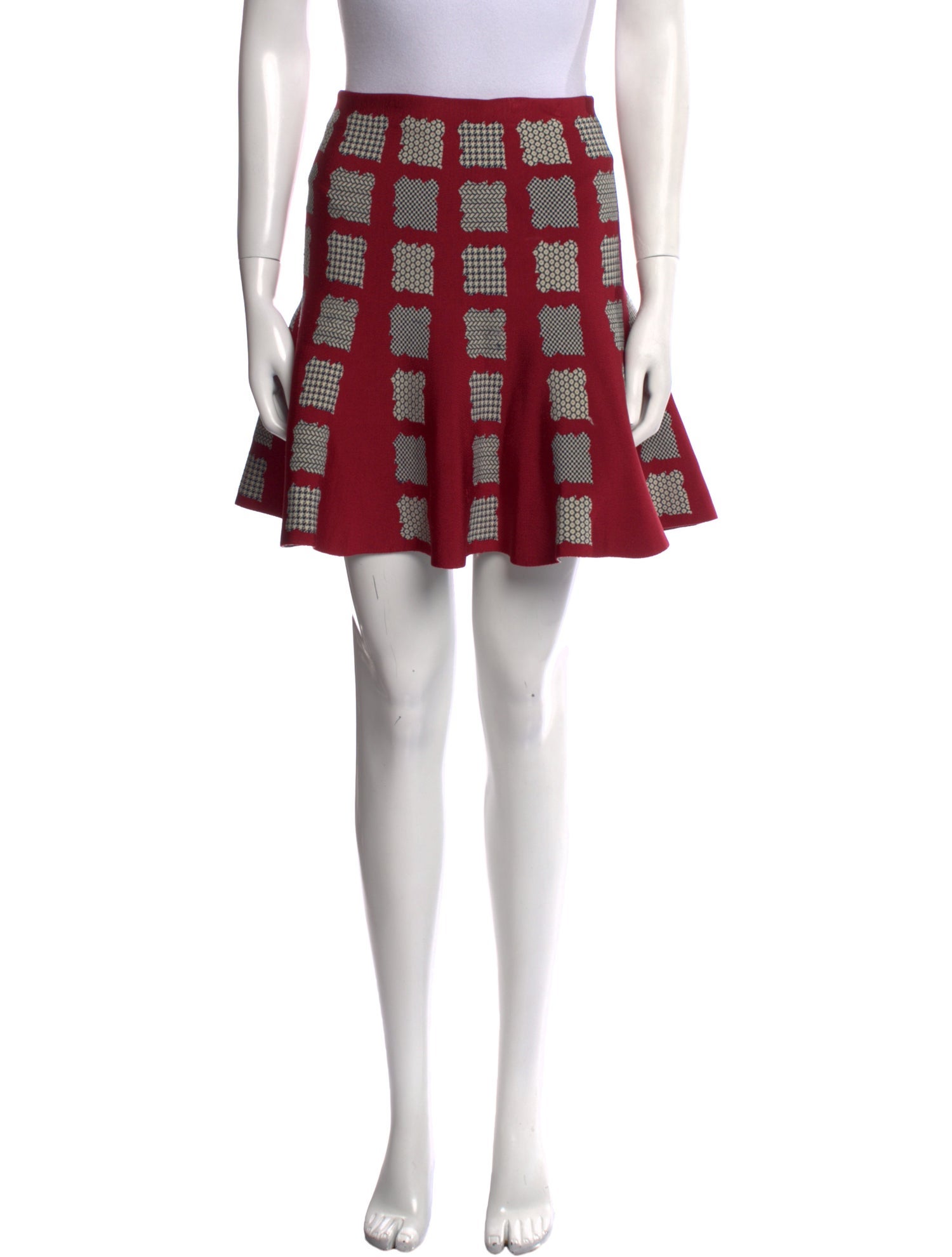 Issa Printed Mini Skirt