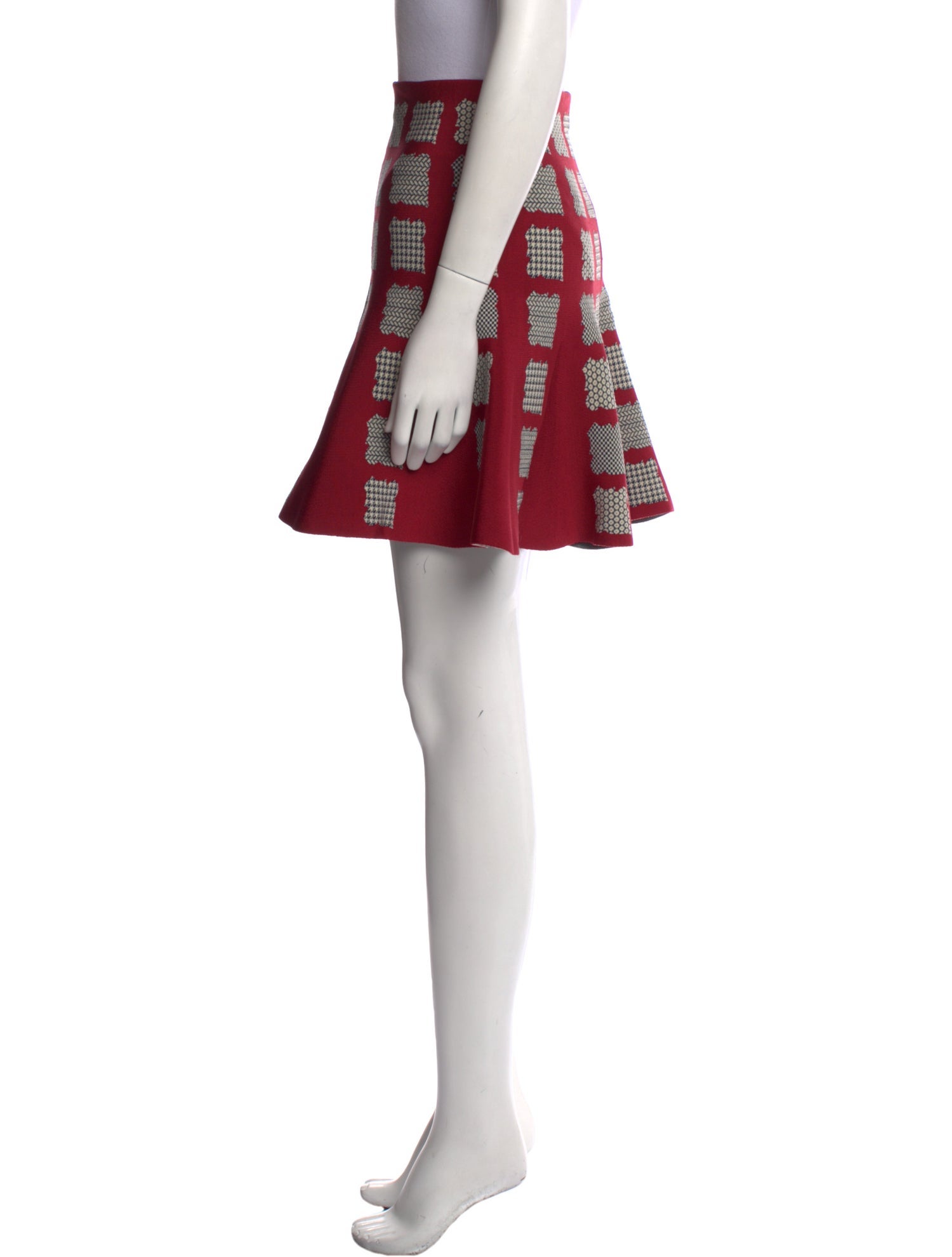 Issa Printed Mini Skirt