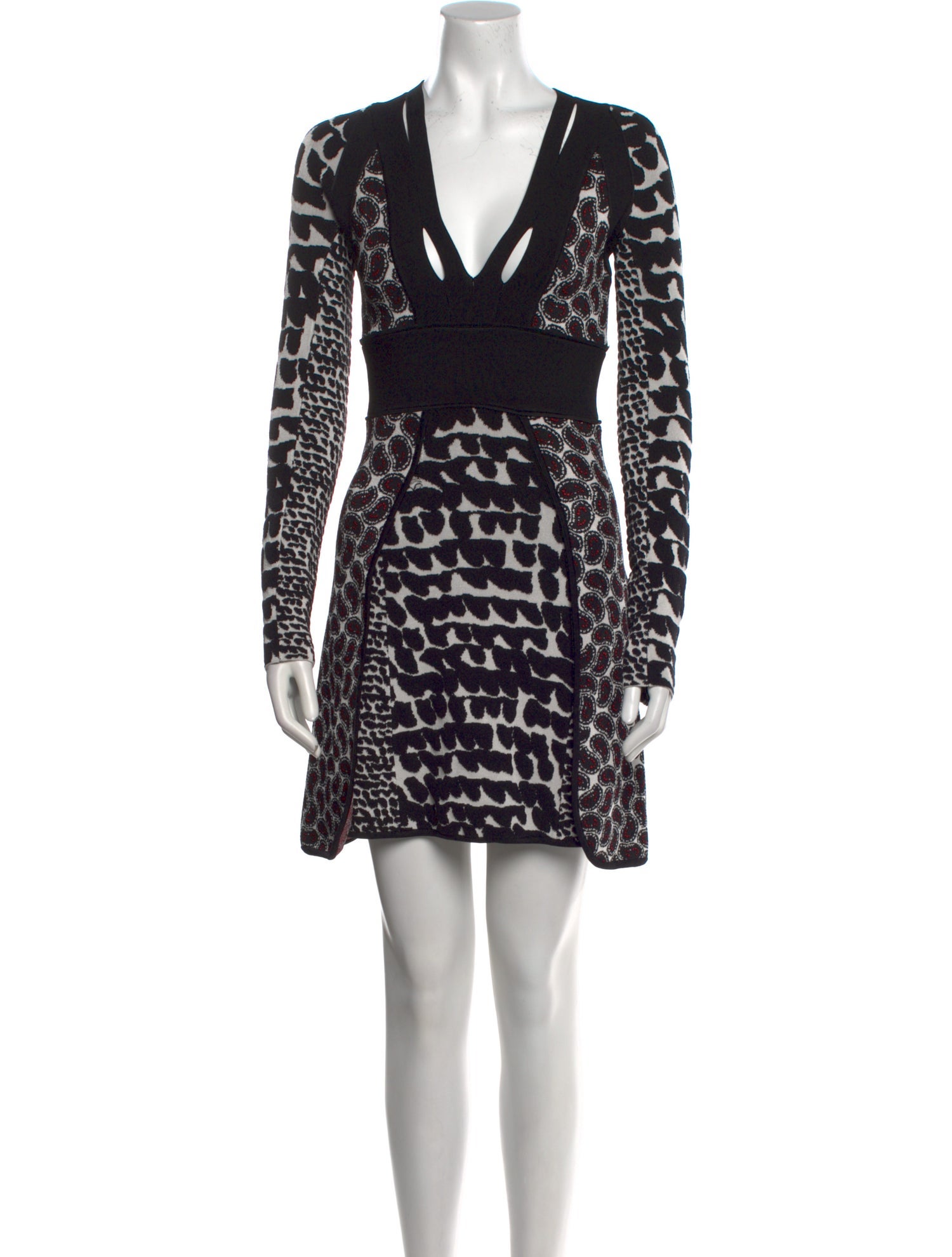 Issa Paisley Print Mini Dress