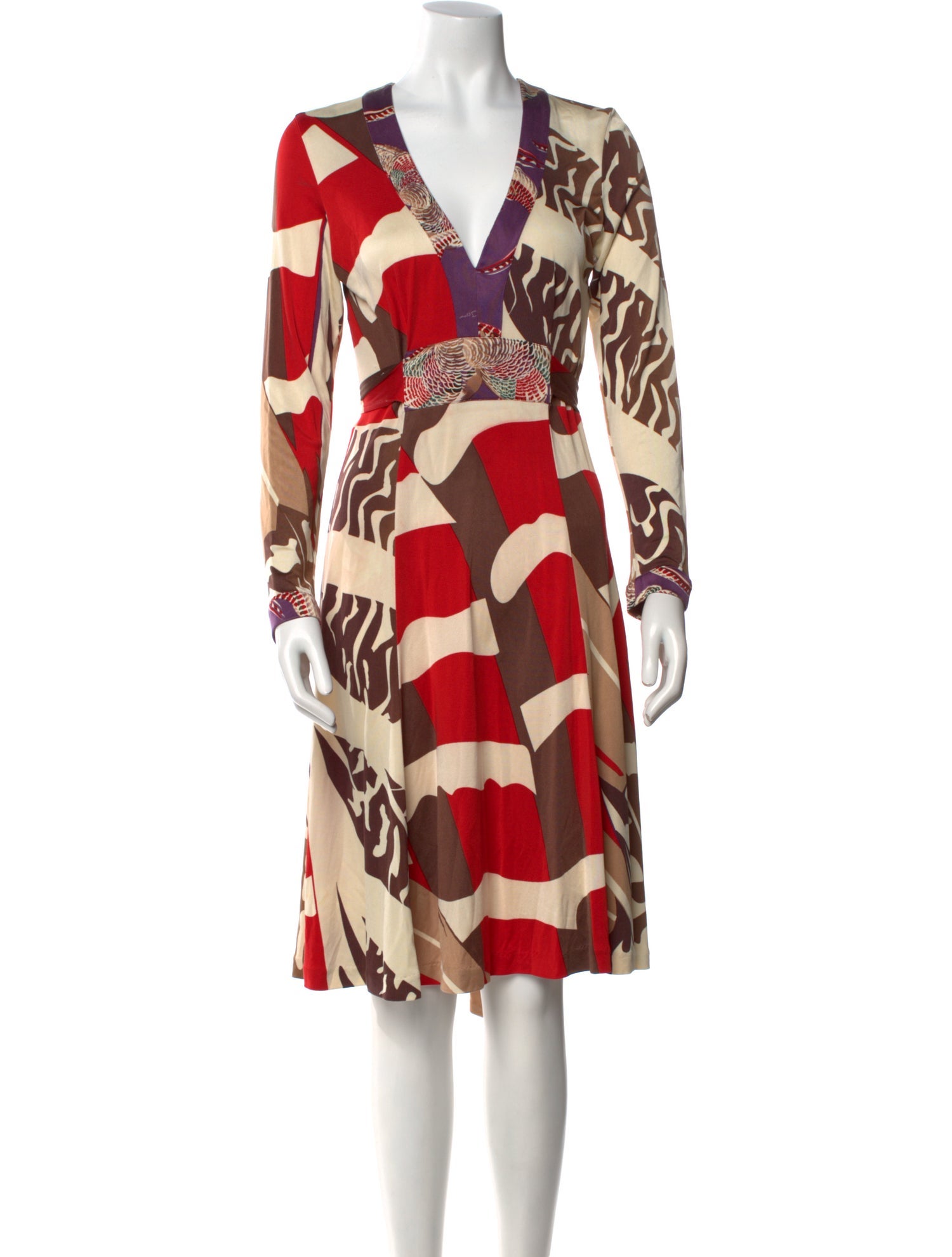 Issa Silk Knee-Length Dress