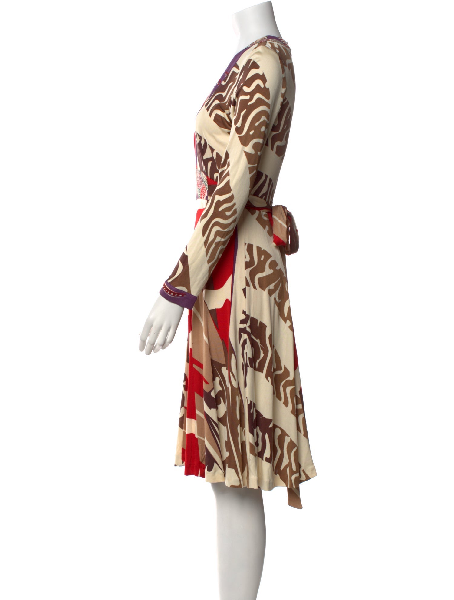 Issa Silk Knee-Length Dress