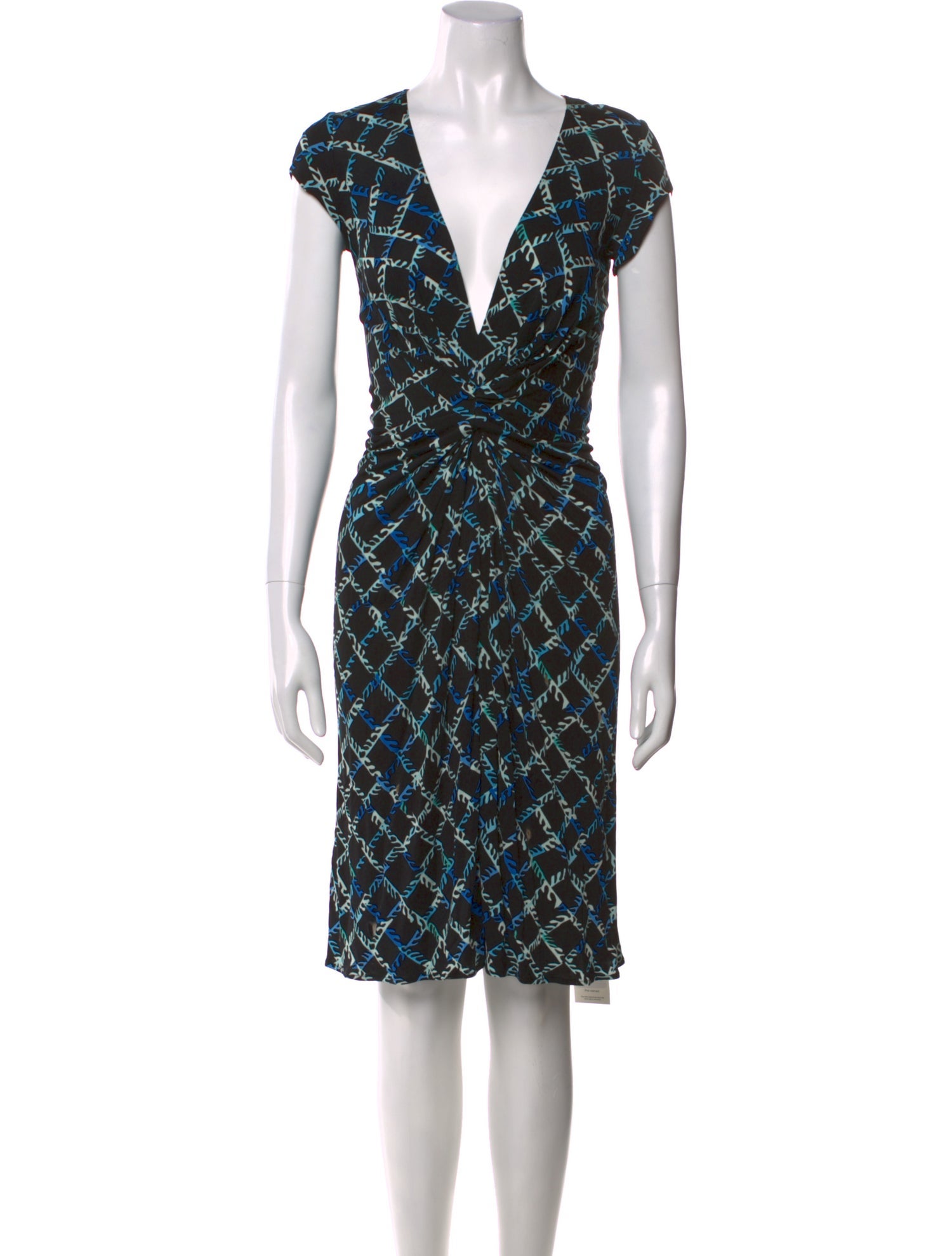 Issa Printed Knee-Length Dress