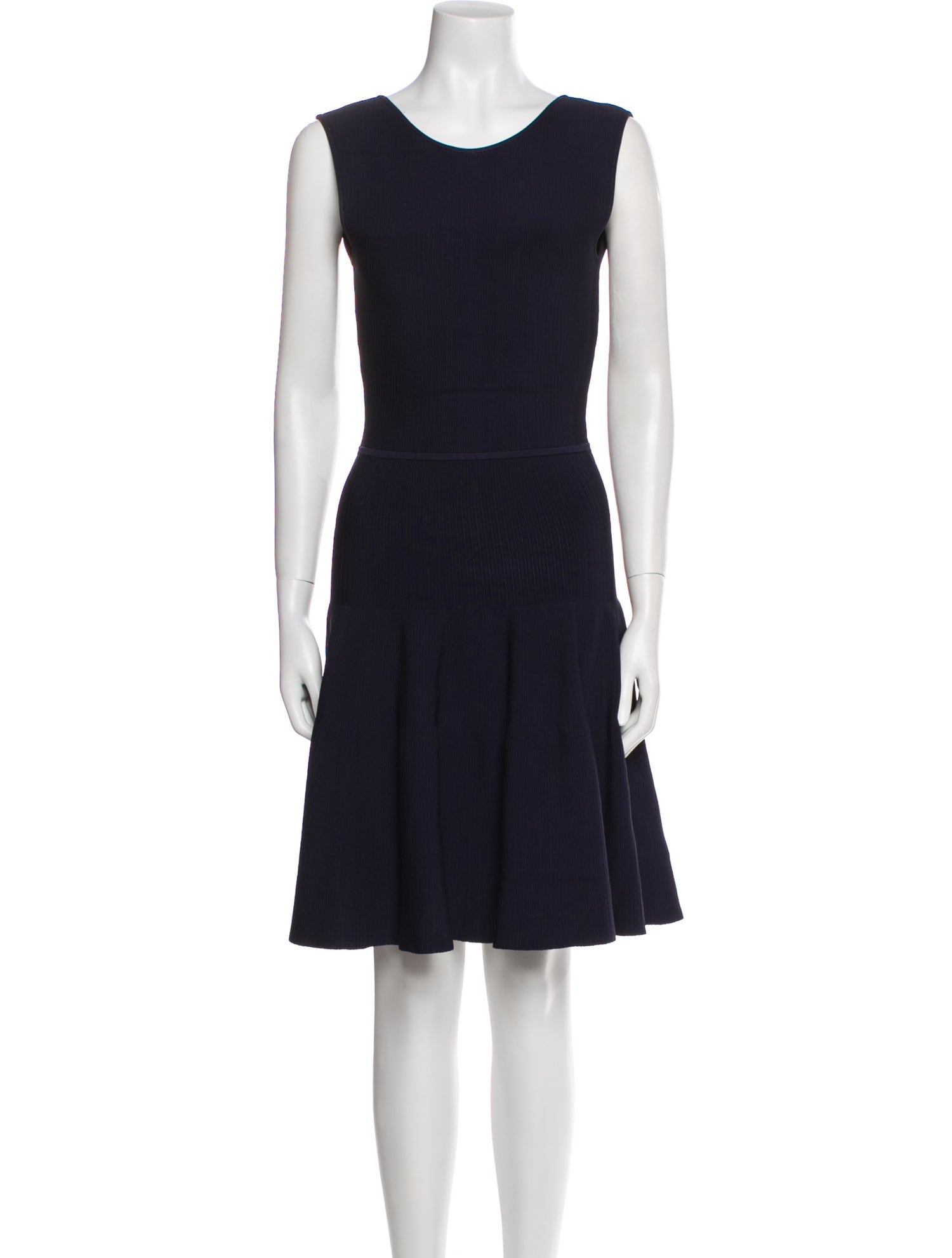 Issa Scoop Neck Knee-Length Dress